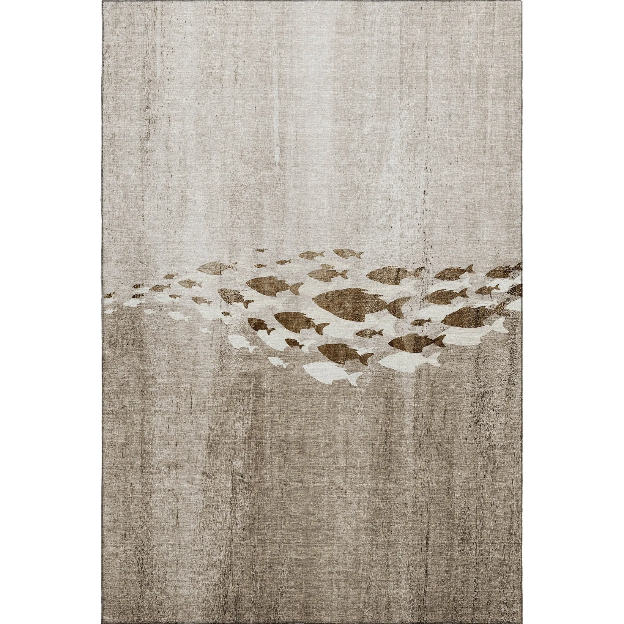 Premium Washable Super Modern Fish Soft Mayfield Rug