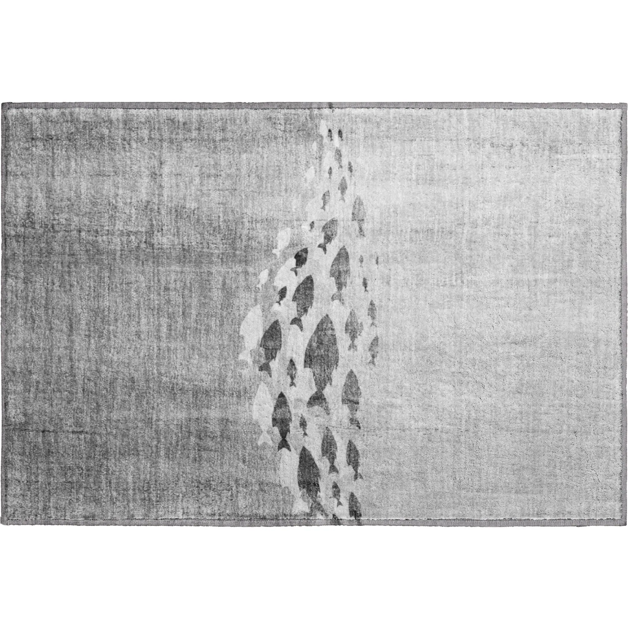 Premium Washable Super Modern Fish Soft Mayfield Rug