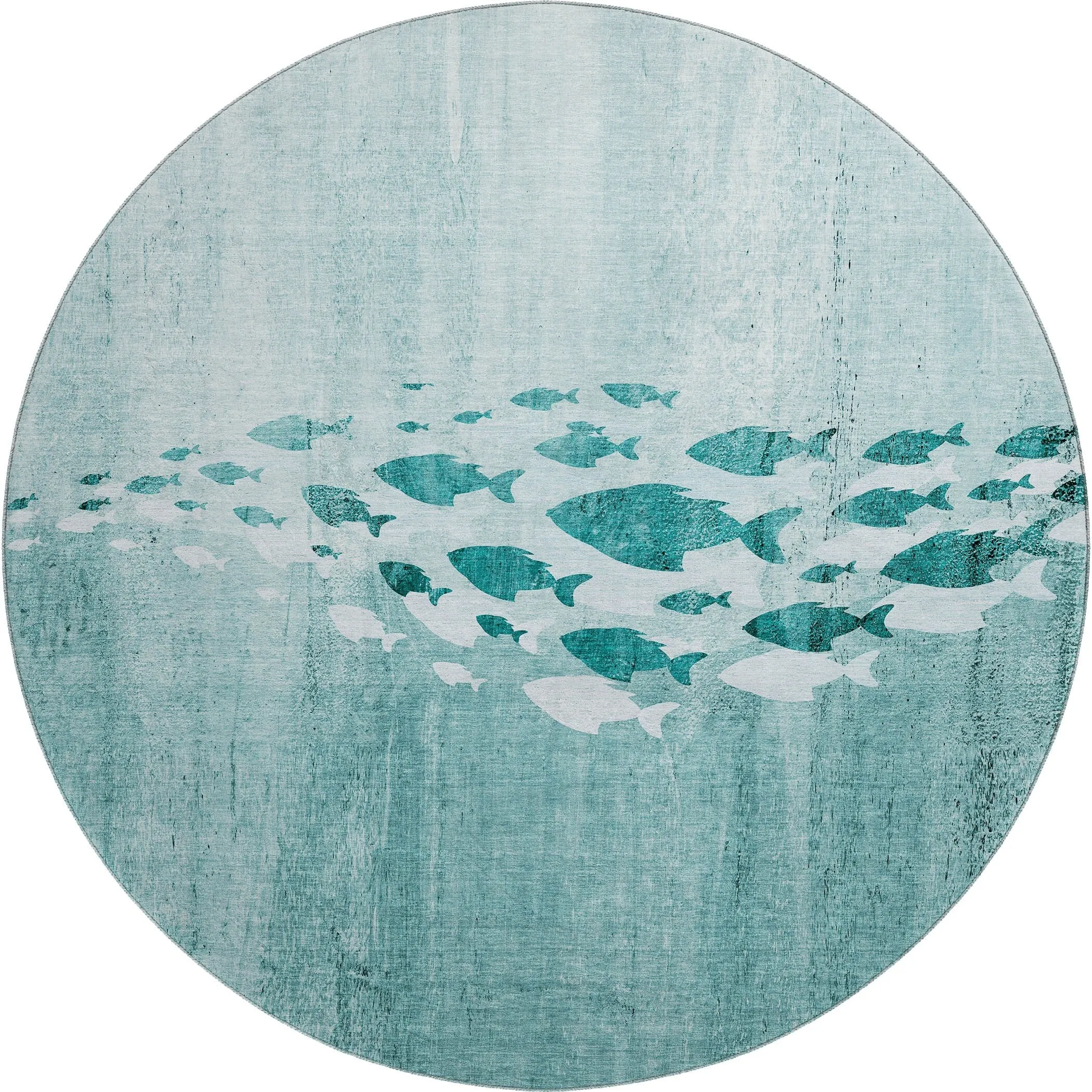 Premium Washable Super Modern Fish Soft Mayfield Rug