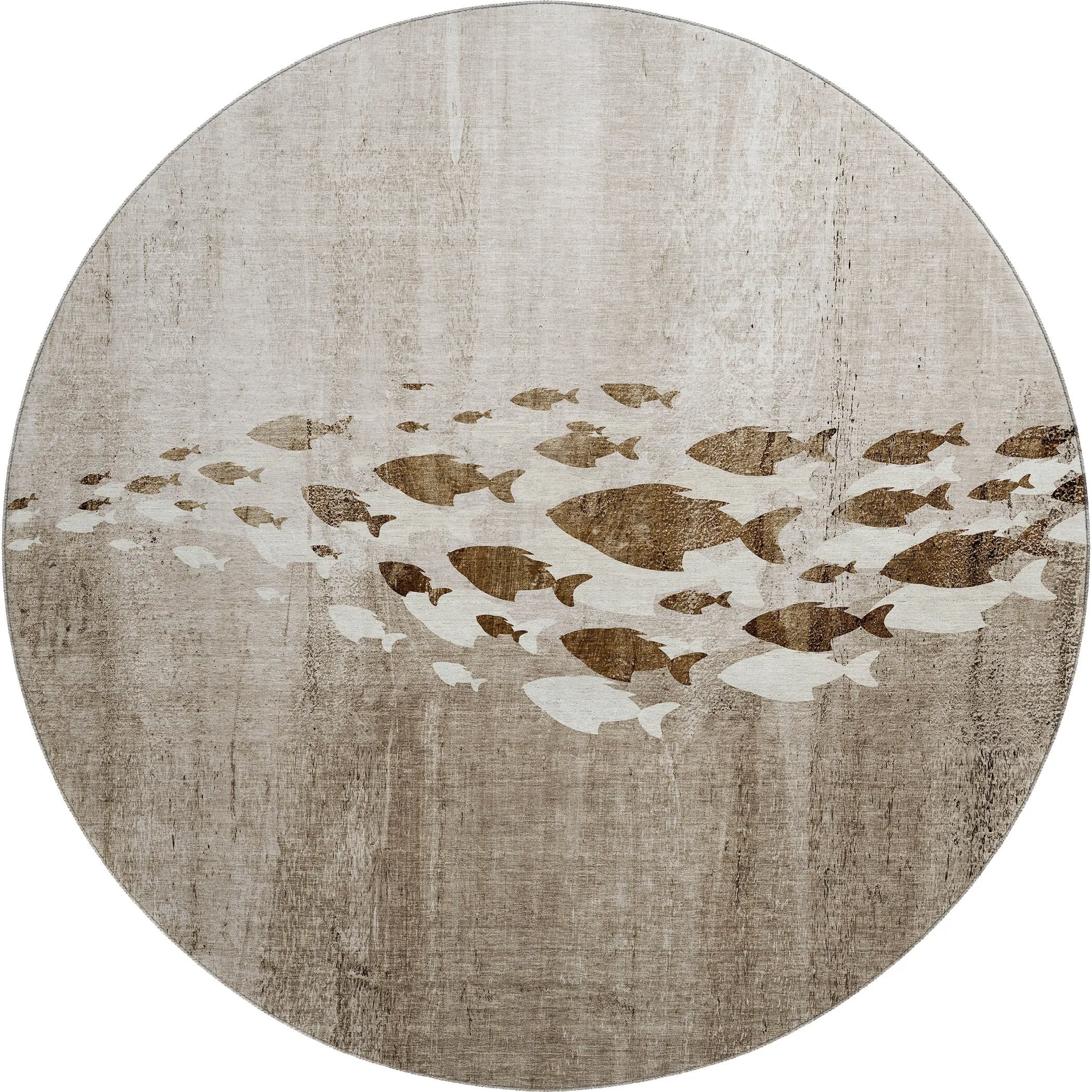 Premium Washable Super Modern Fish Soft Mayfield Rug