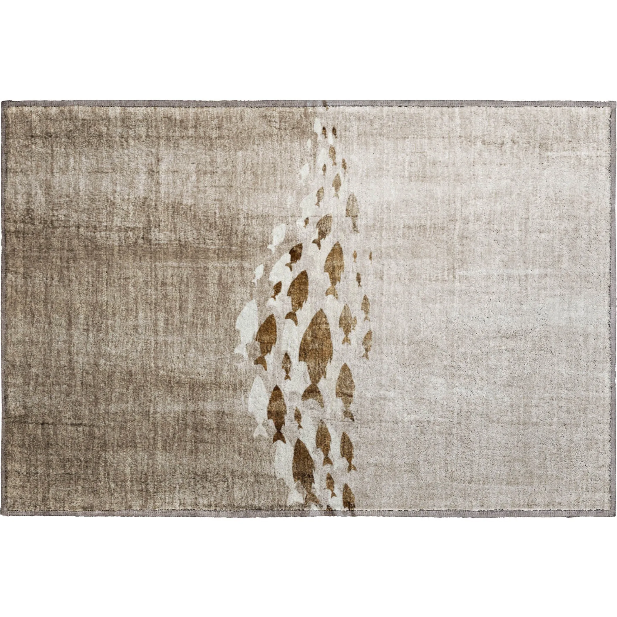 Premium Washable Super Modern Fish Soft Mayfield Rug