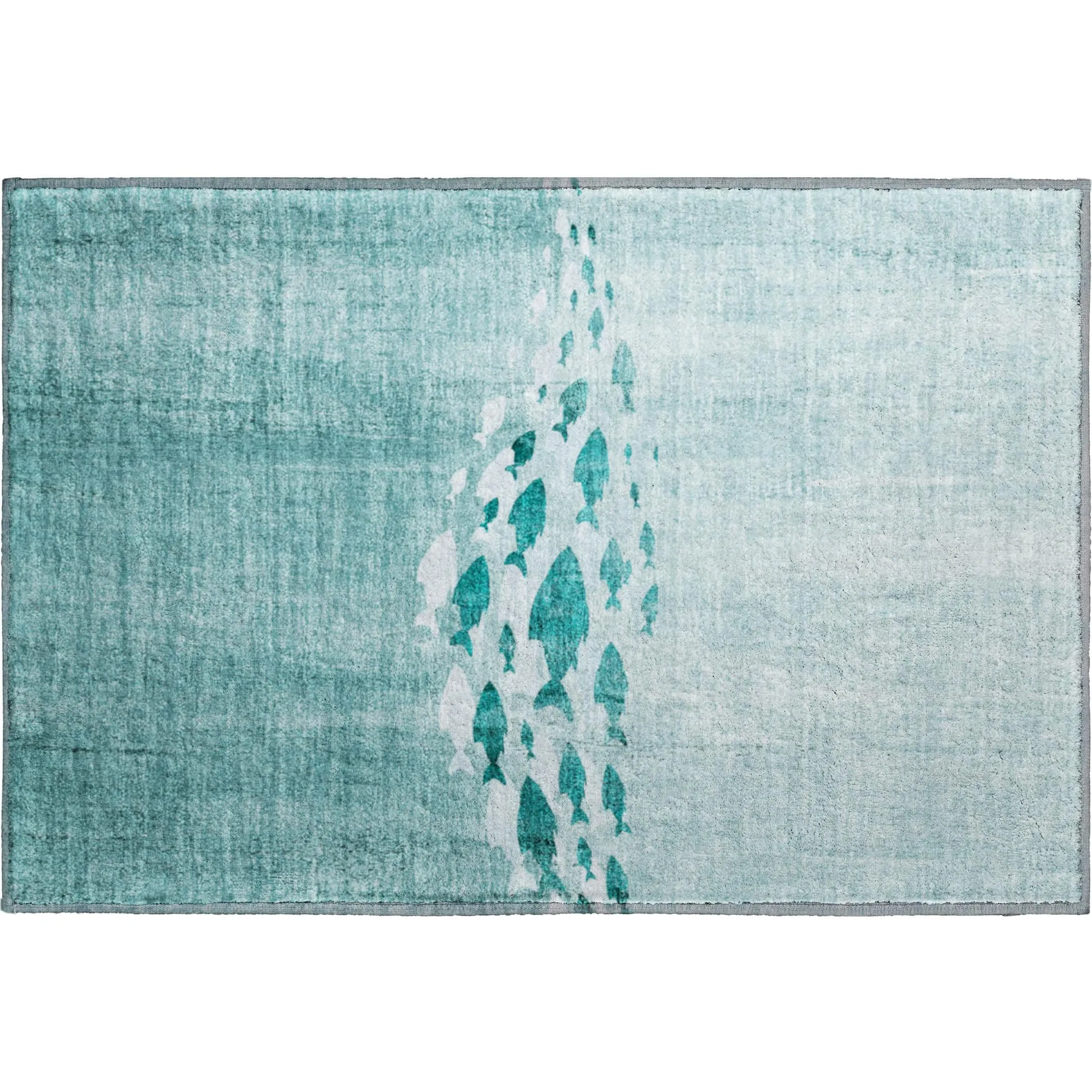 Premium Washable Super Modern Fish Soft Mayfield Rug