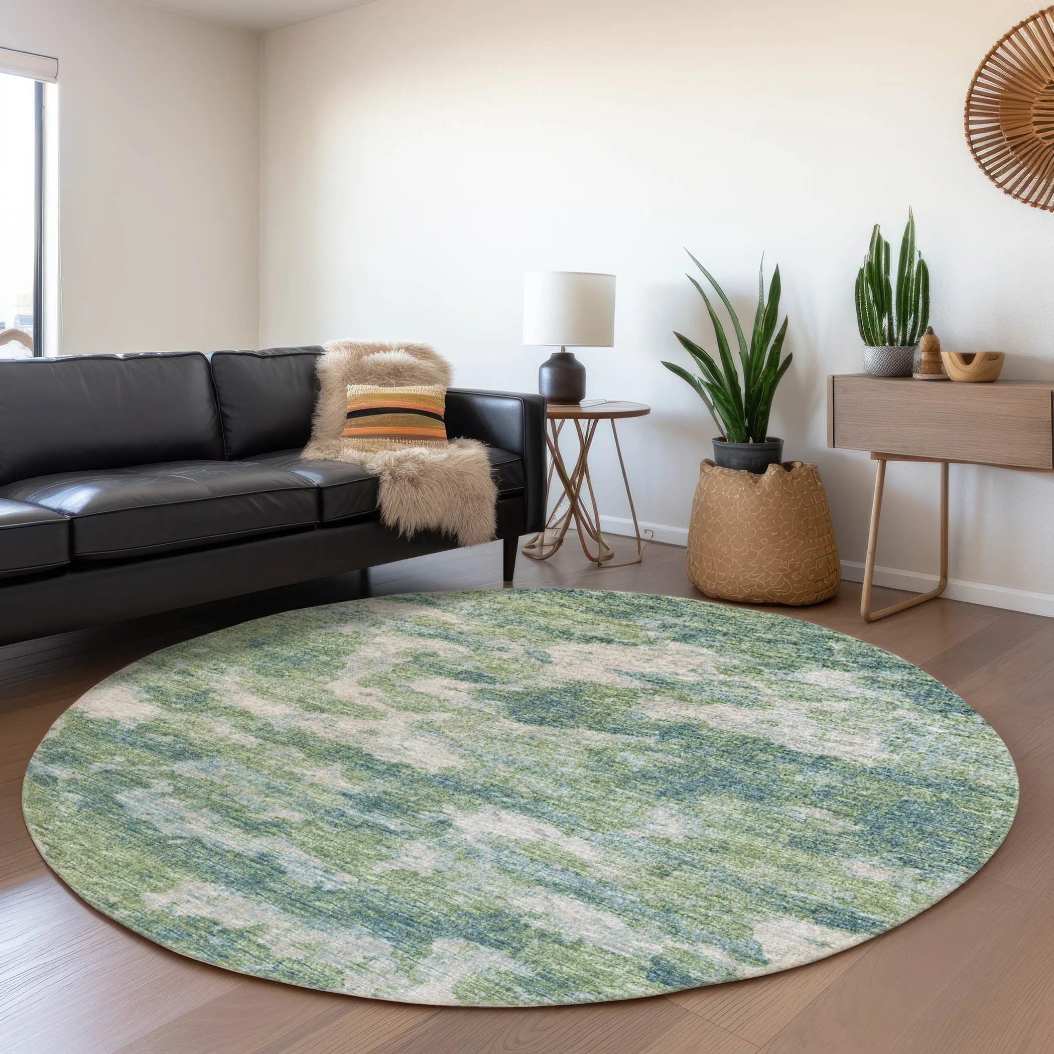 Premium Washable Super Soft Abstract Camo Mayfield Rug