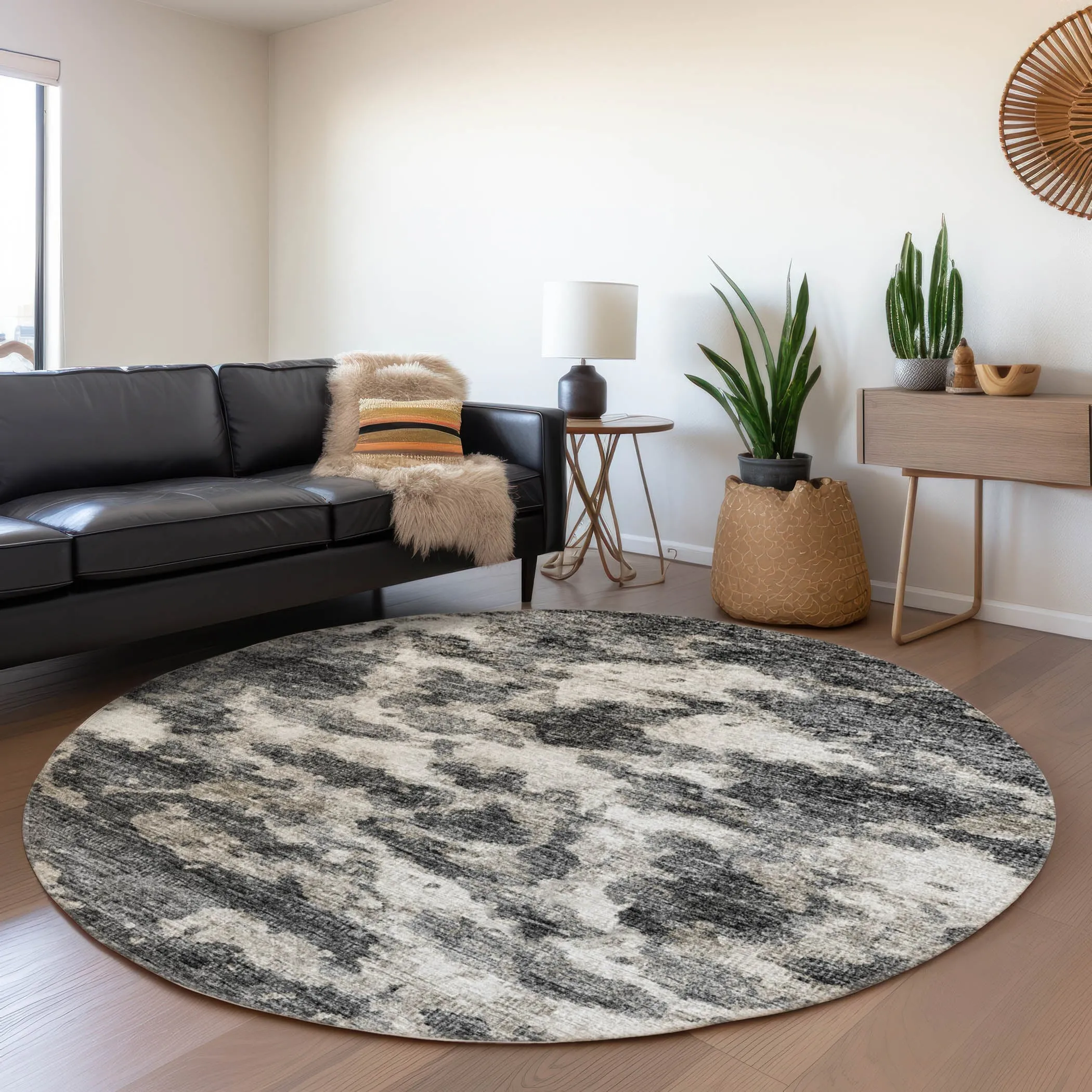 Premium Washable Super Soft Abstract Camo Mayfield Rug