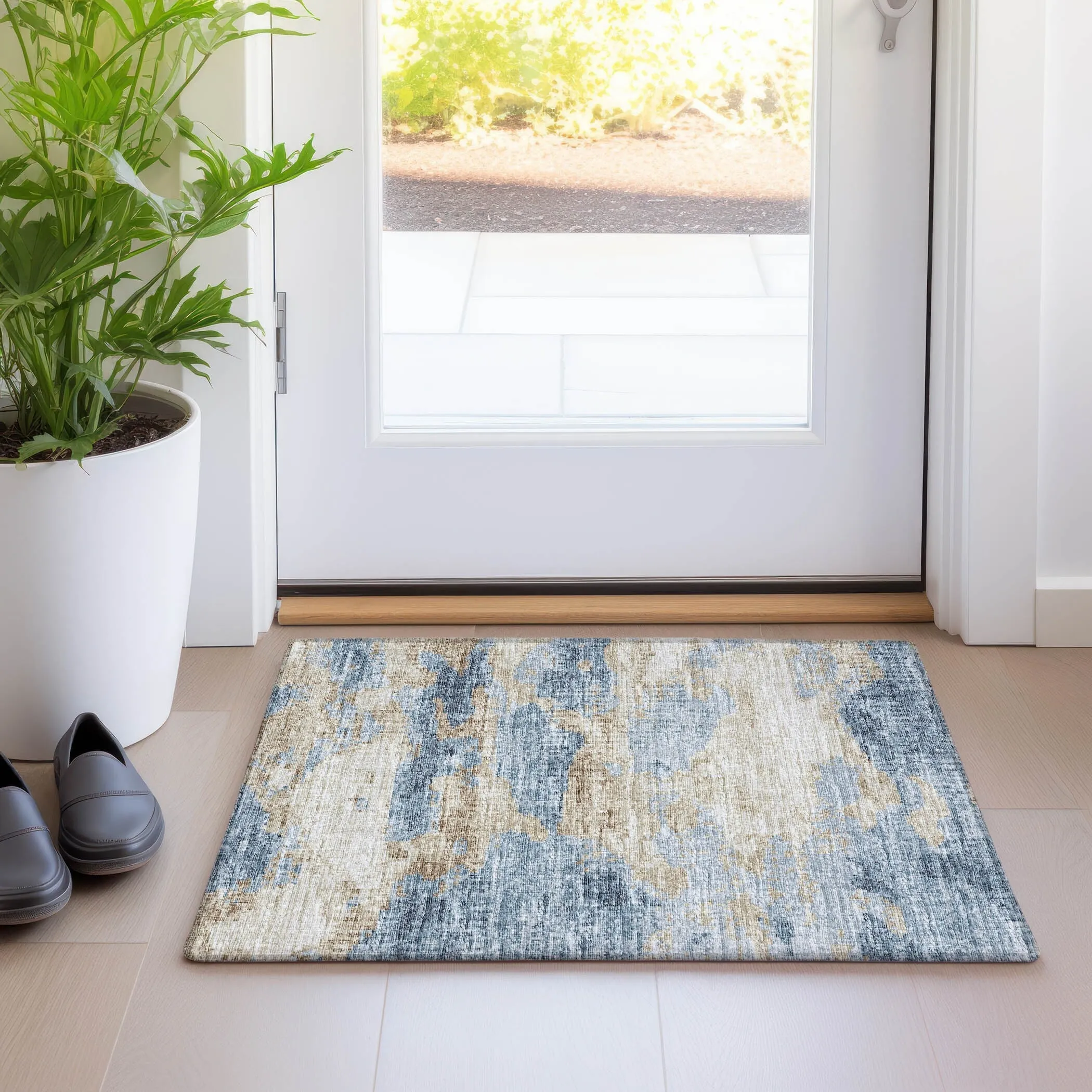 Premium Washable Super Soft Abstract Camo Mayfield Rug