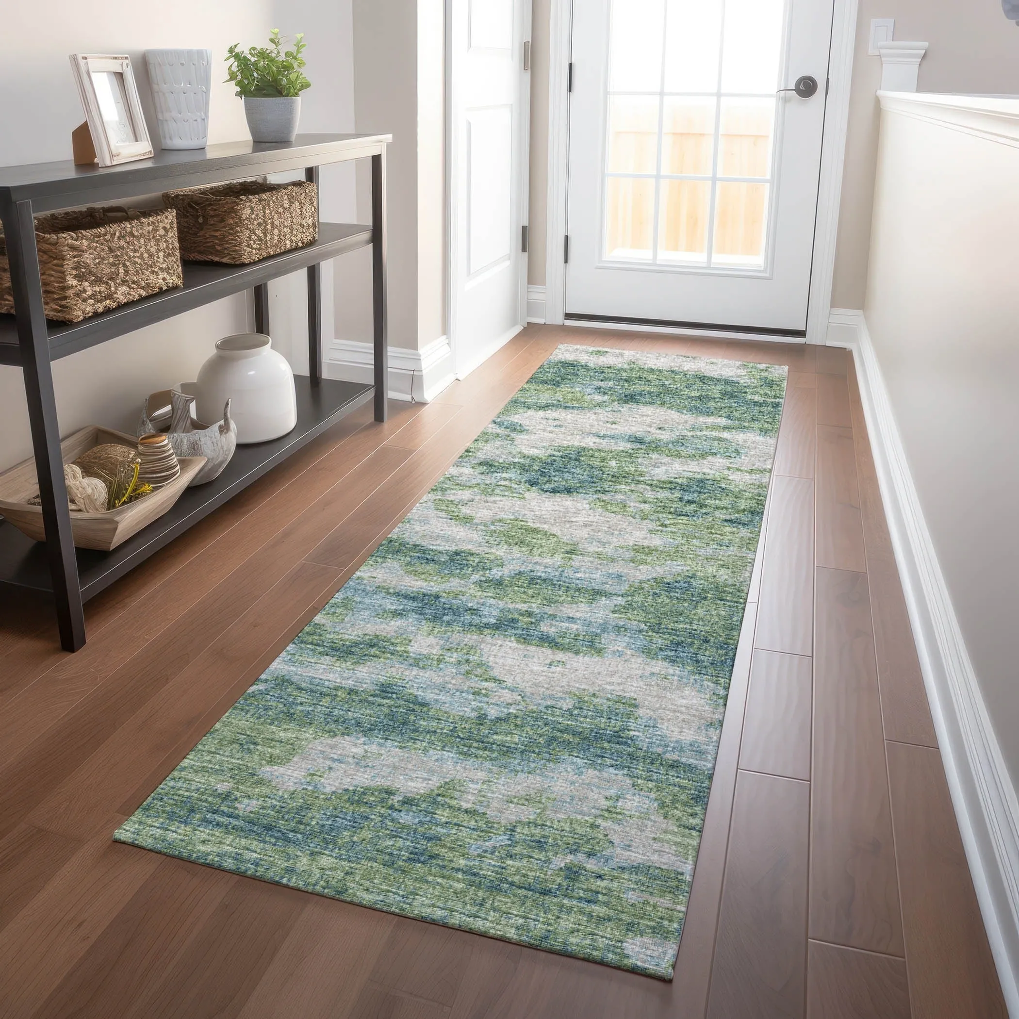 Premium Washable Super Soft Abstract Camo Mayfield Rug