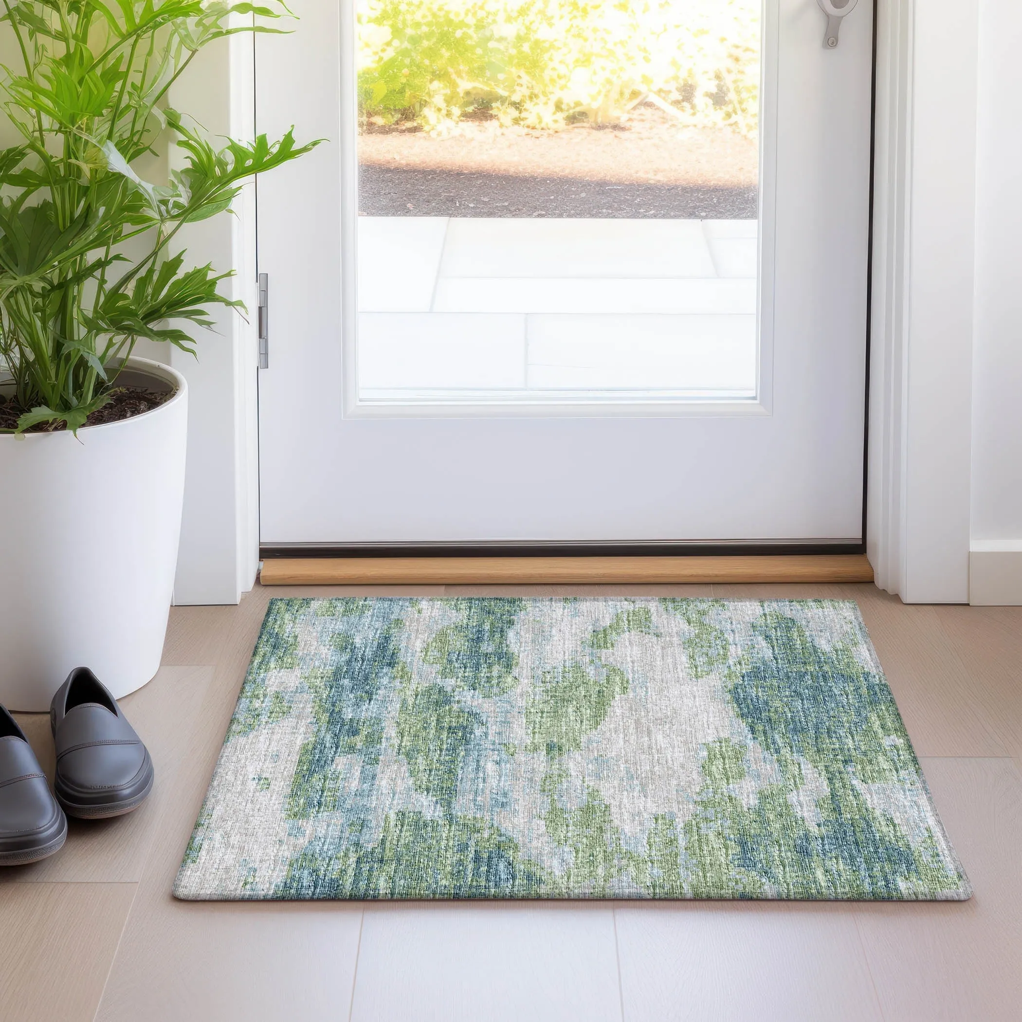 Premium Washable Super Soft Abstract Camo Mayfield Rug