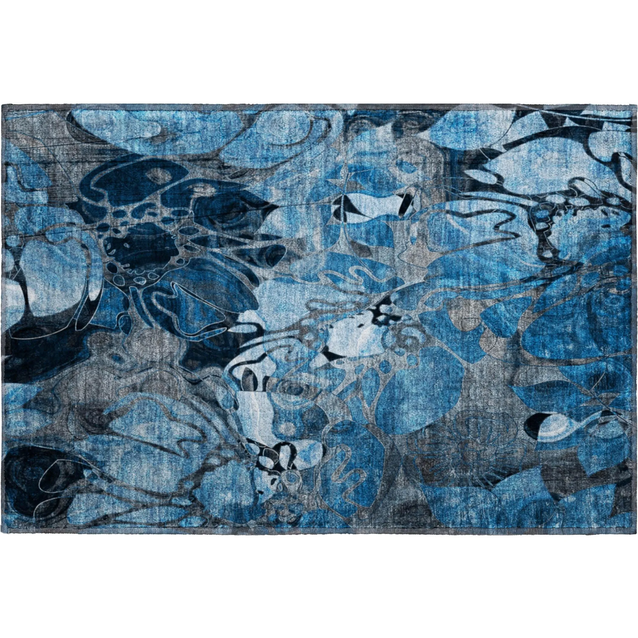 Premium Washable Super Soft Abstract Floral Mayfield Rug