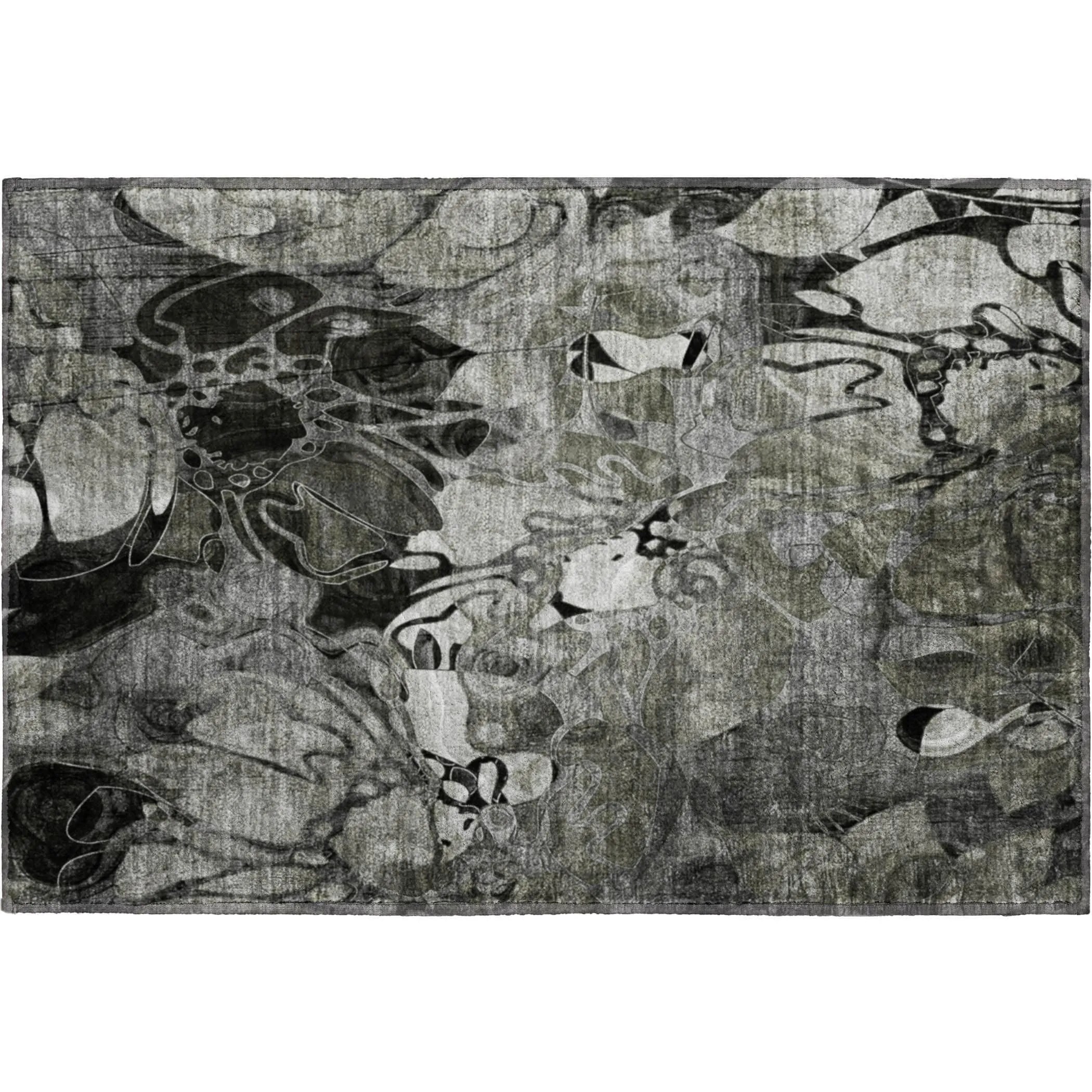 Premium Washable Super Soft Abstract Floral Mayfield Rug
