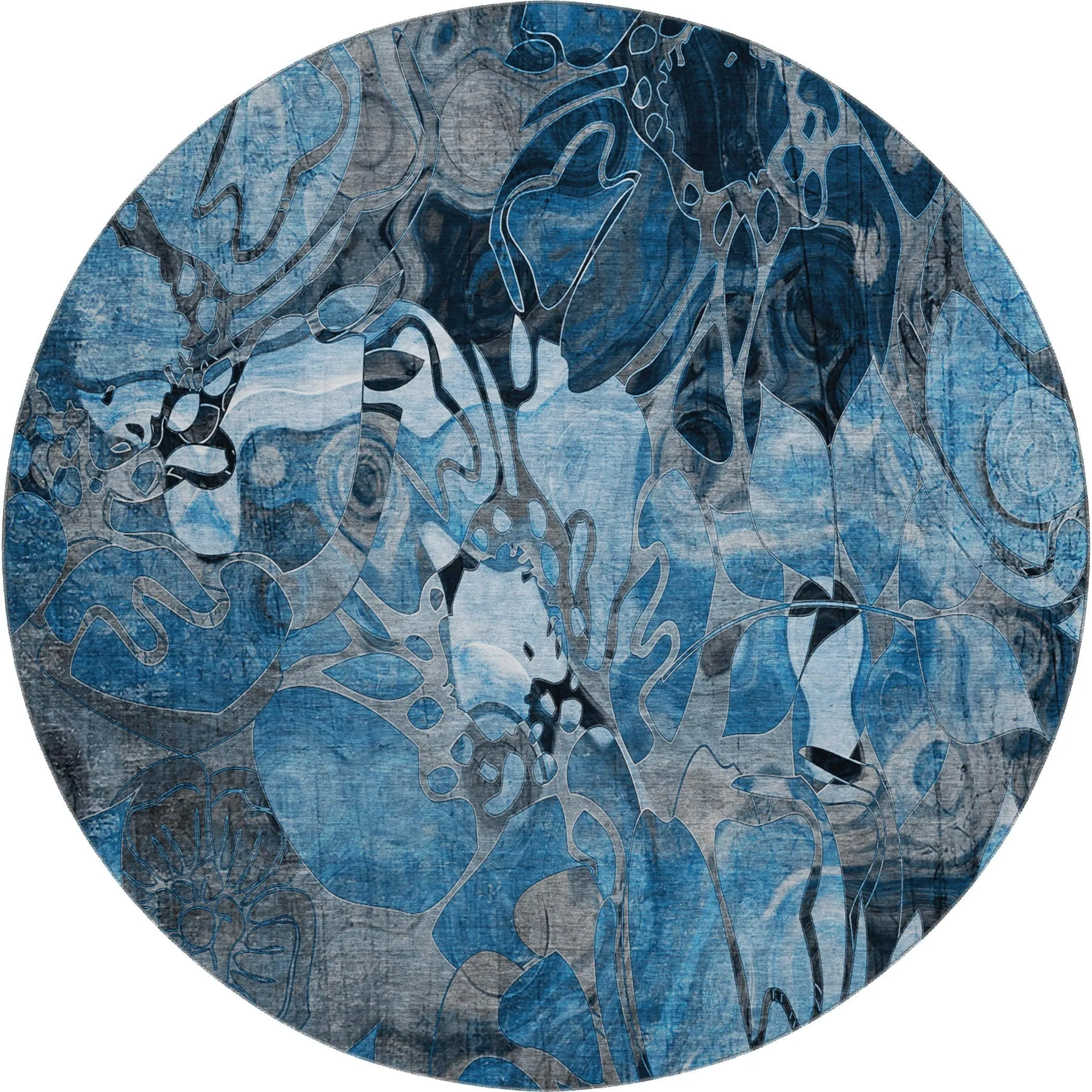 Premium Washable Super Soft Abstract Floral Mayfield Rug
