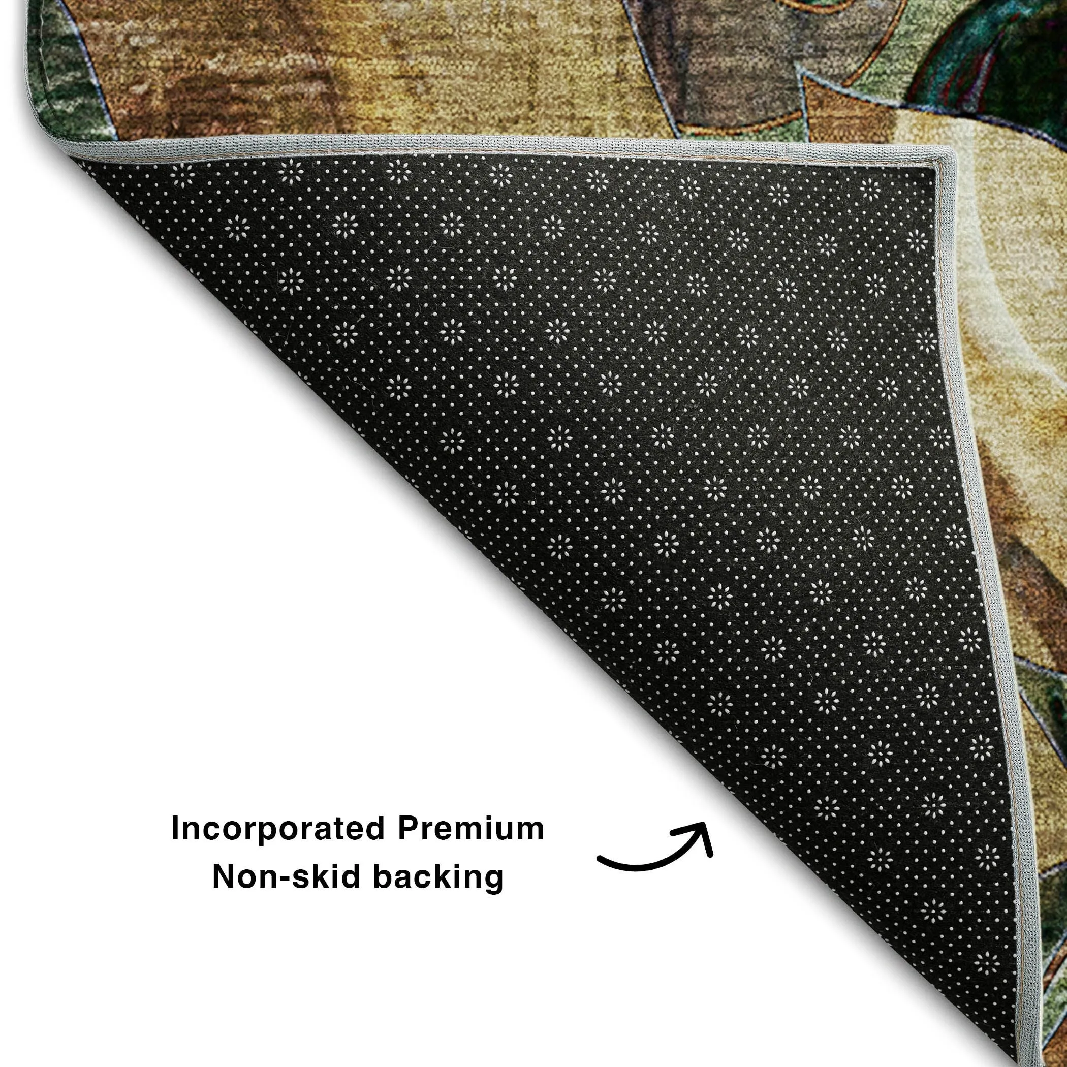 Premium Washable Super Soft Abstract Floral Mayfield Rug