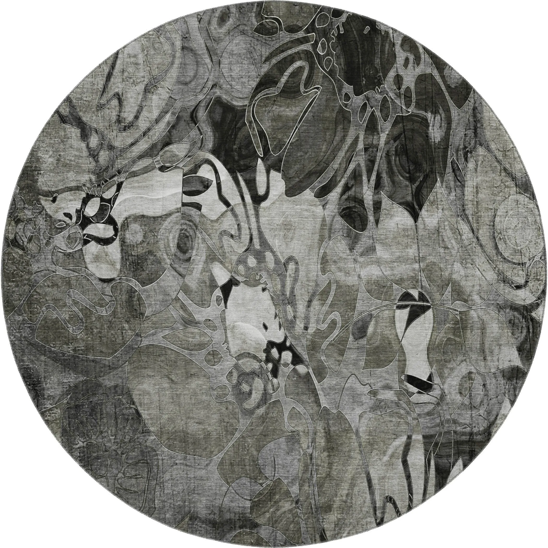 Premium Washable Super Soft Abstract Floral Mayfield Rug