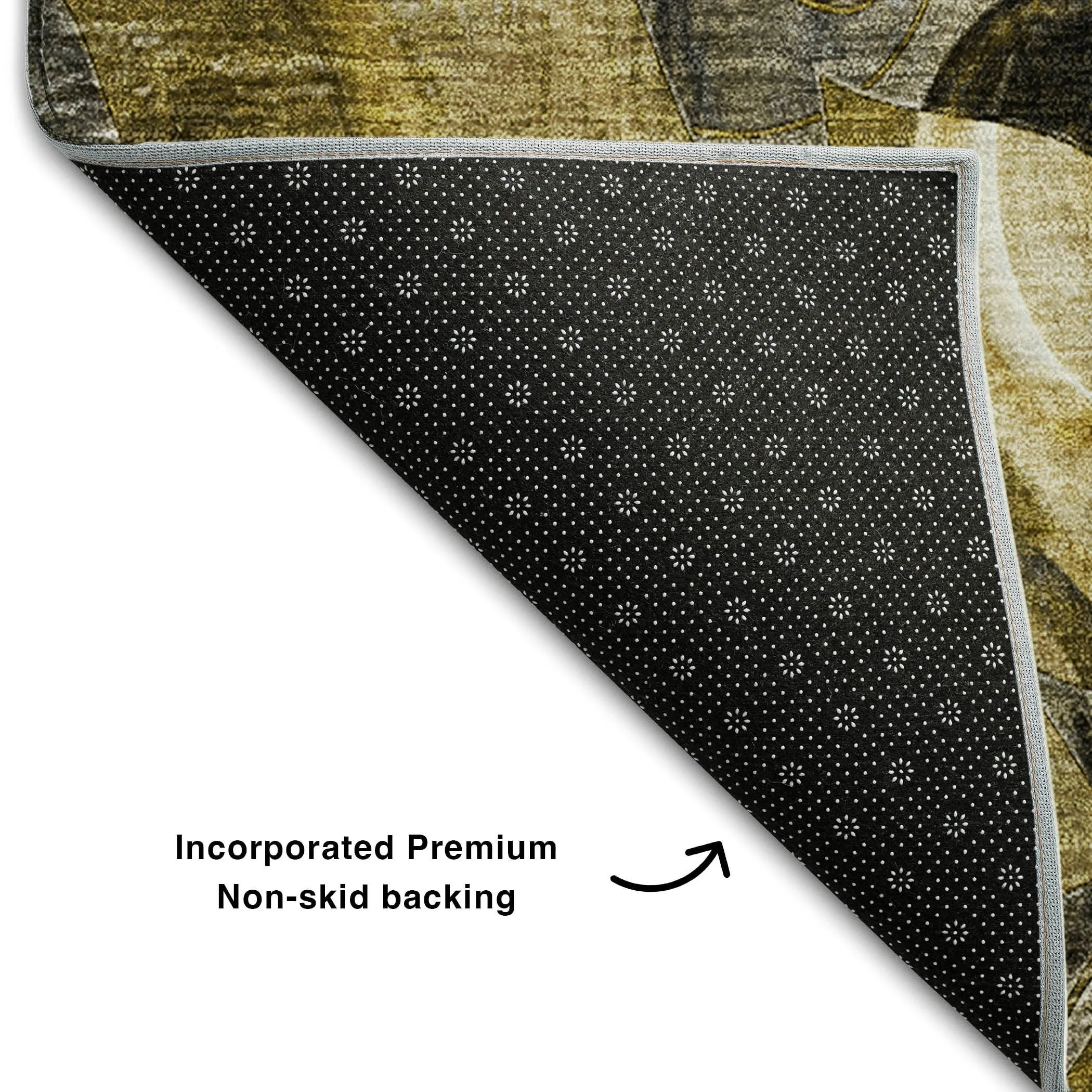 Premium Washable Super Soft Abstract Floral Mayfield Rug