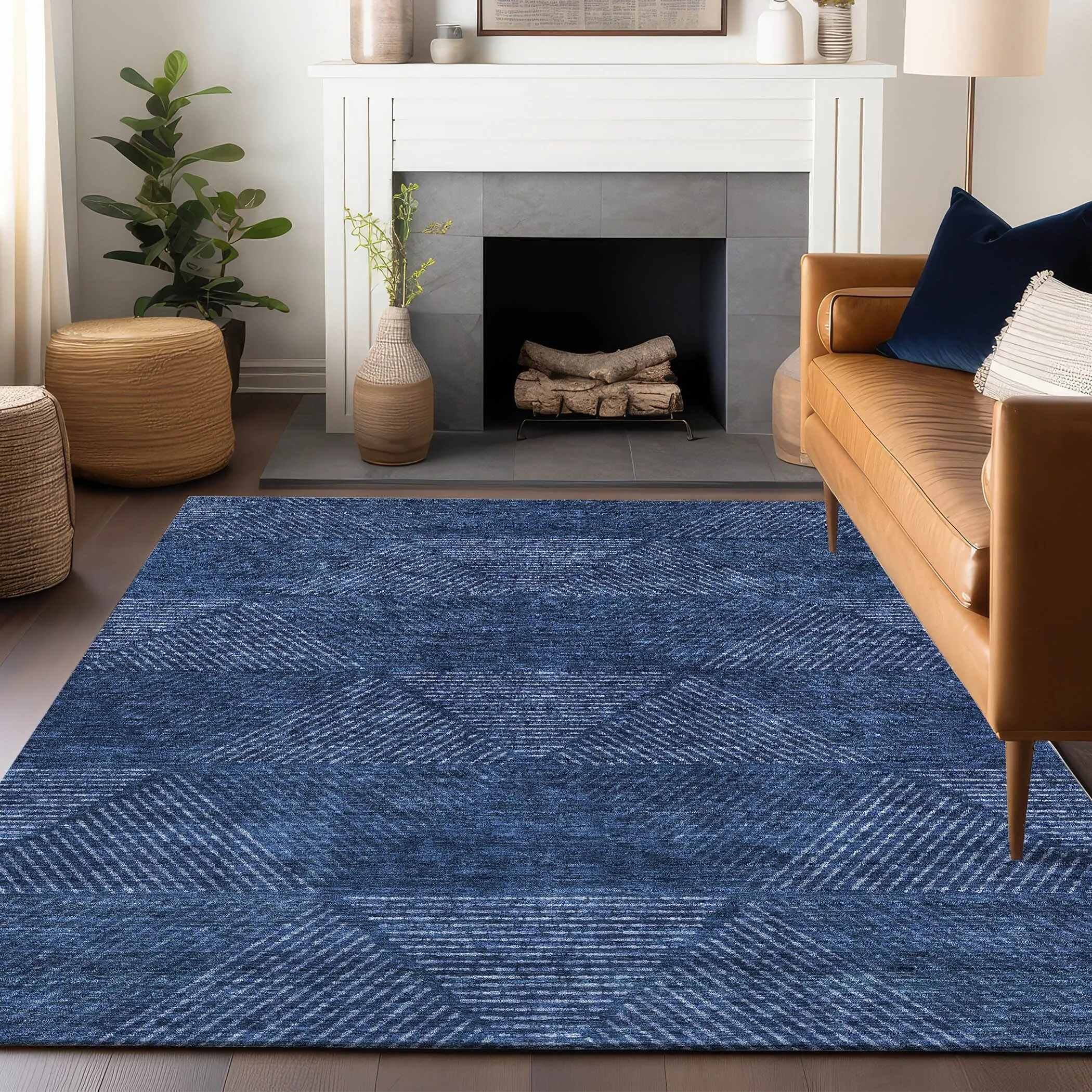 Premium Washable Super Soft Mid Century Modern Mayfield Rug