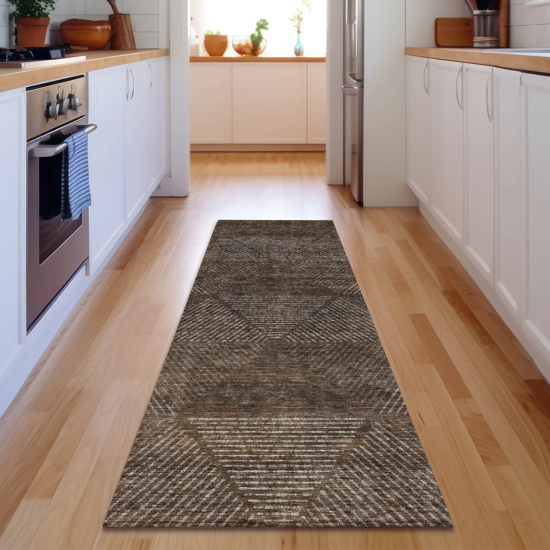Premium Washable Super Soft Mid Century Modern Mayfield Rug