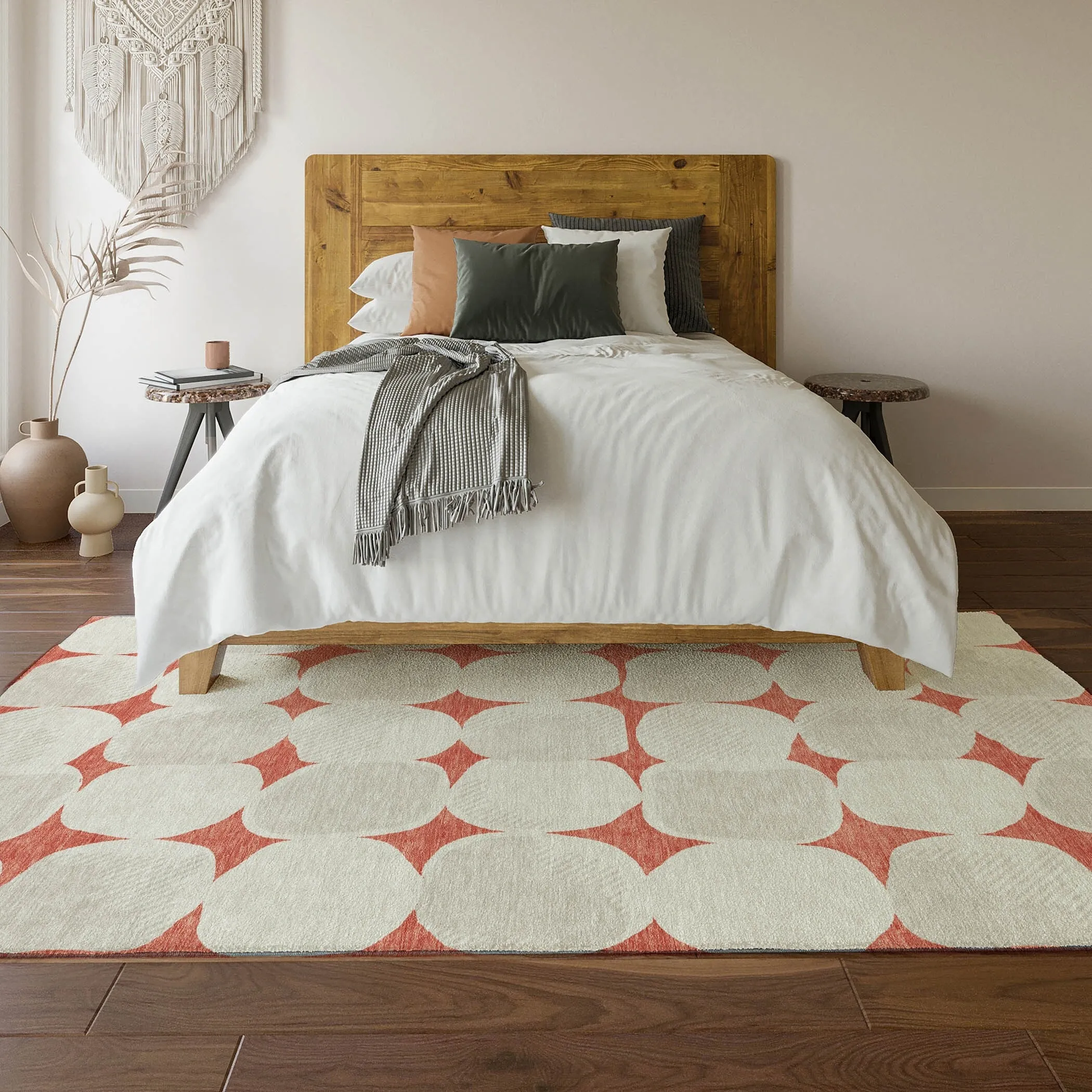 Premium Washable Super Soft Mid Century Modern Mayfield Rug