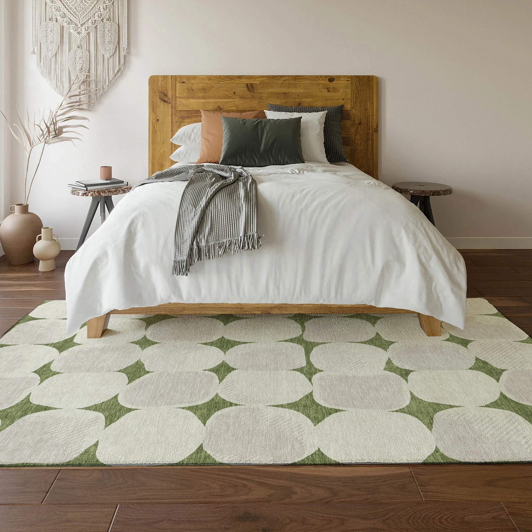 Premium Washable Super Soft Mid Century Modern Mayfield Rug