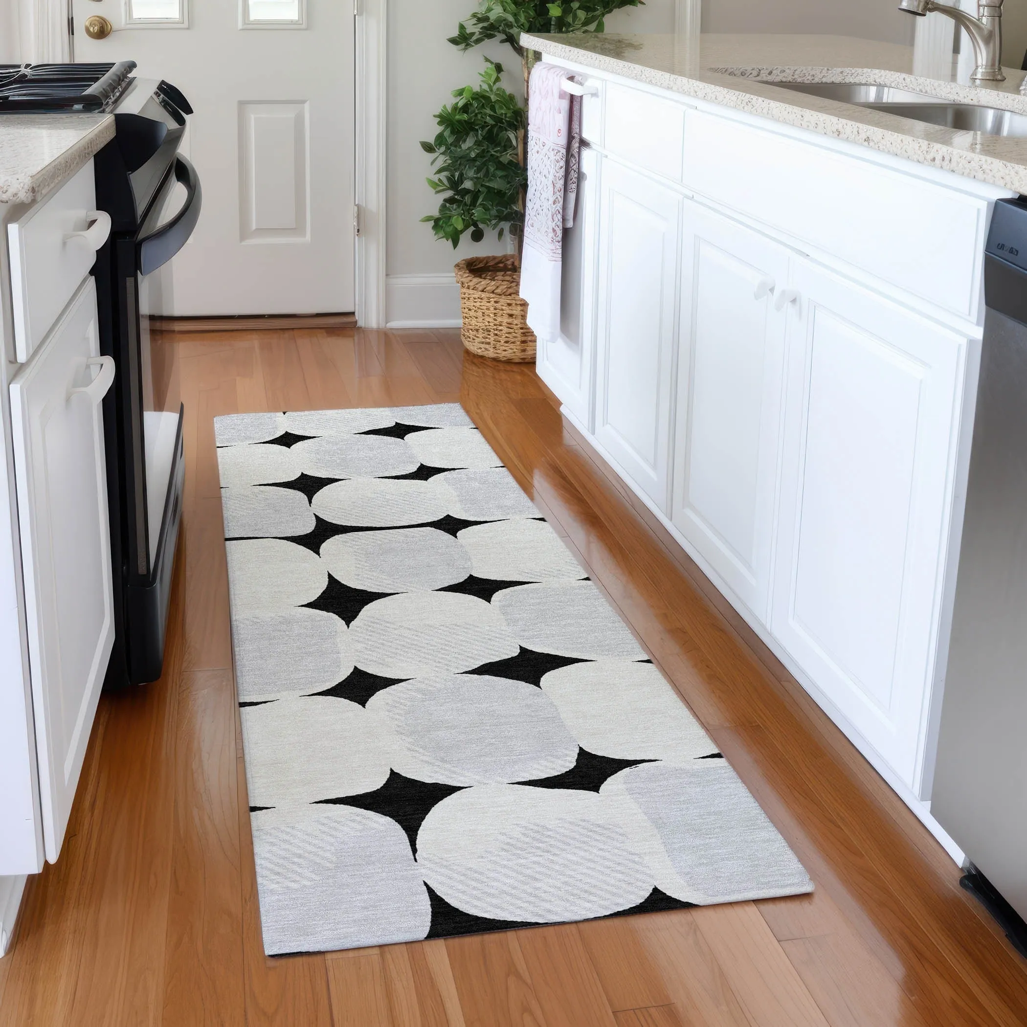 Premium Washable Super Soft Mid Century Modern Mayfield Rug