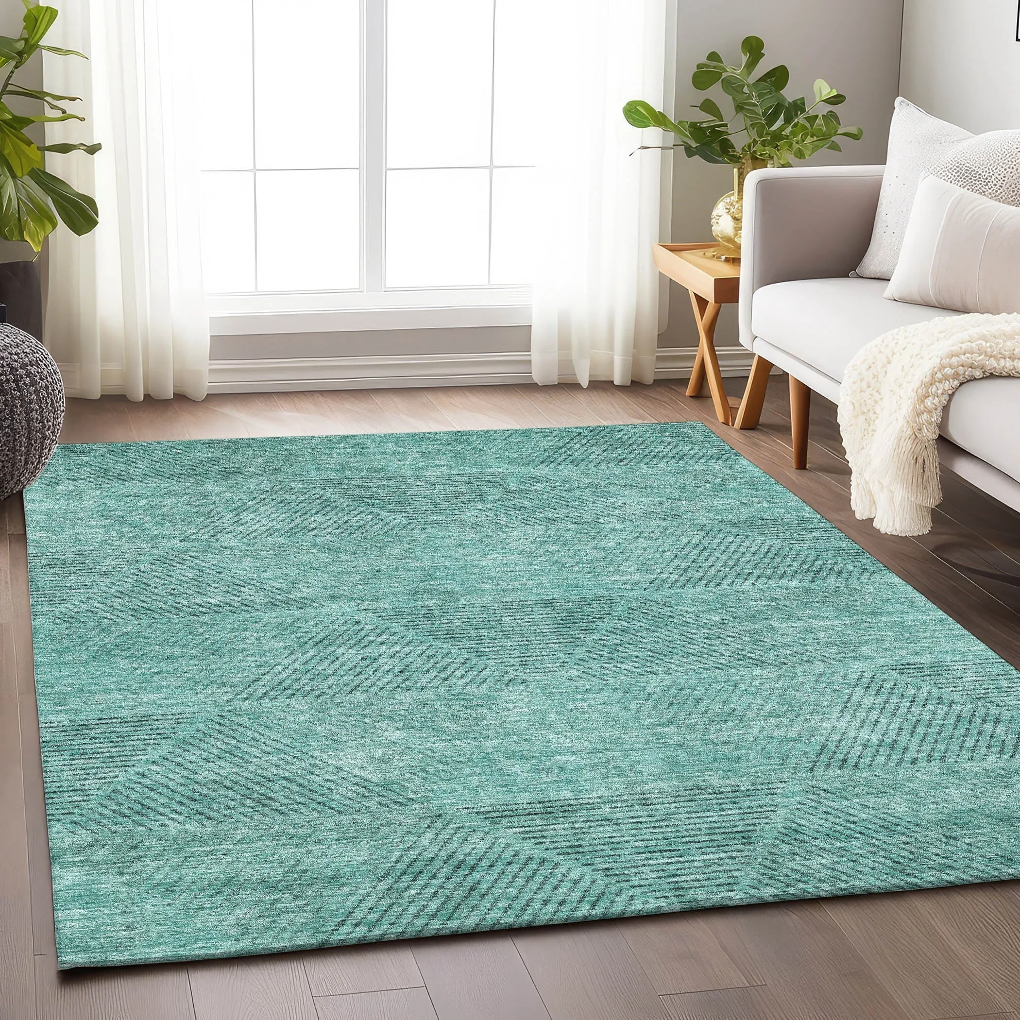 Premium Washable Super Soft Mid Century Modern Mayfield Rug