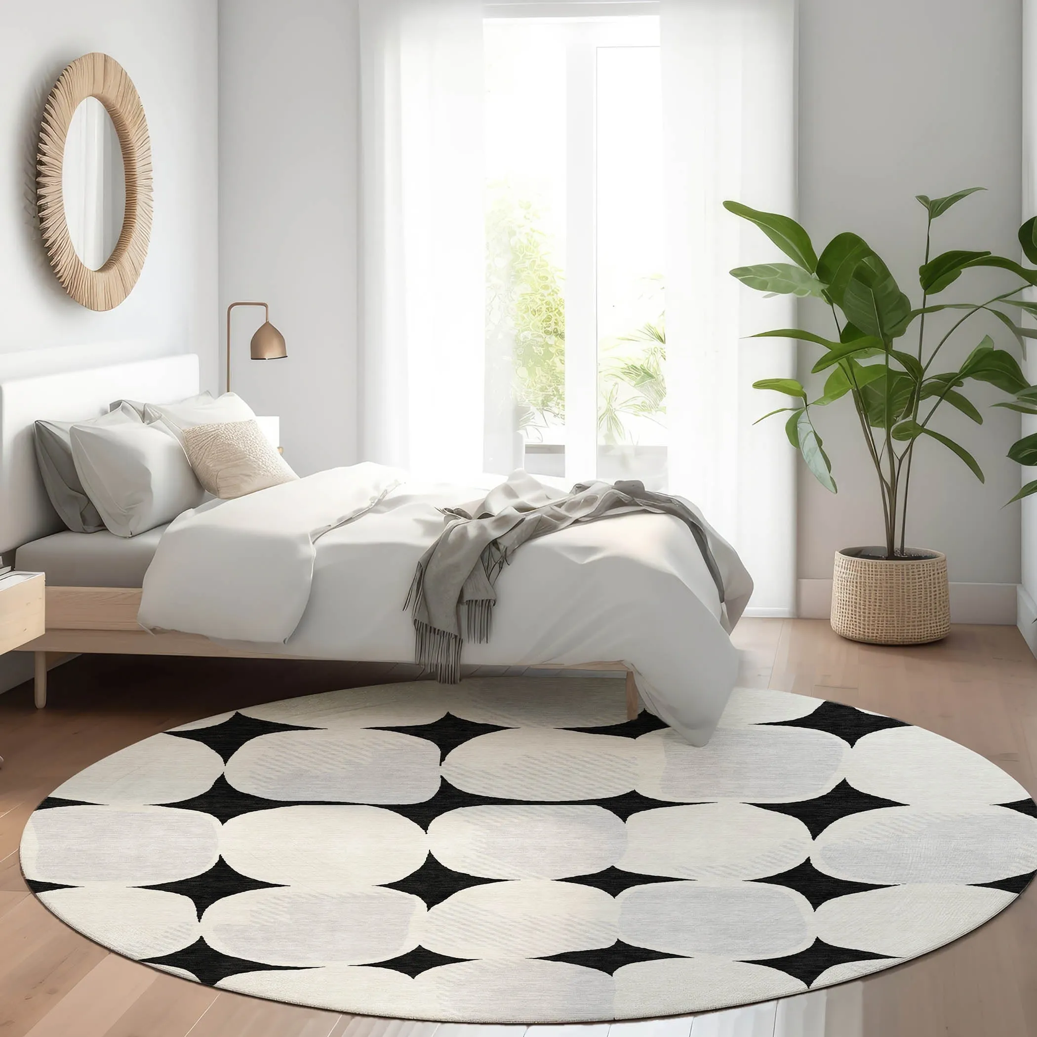 Premium Washable Super Soft Mid Century Modern Mayfield Rug