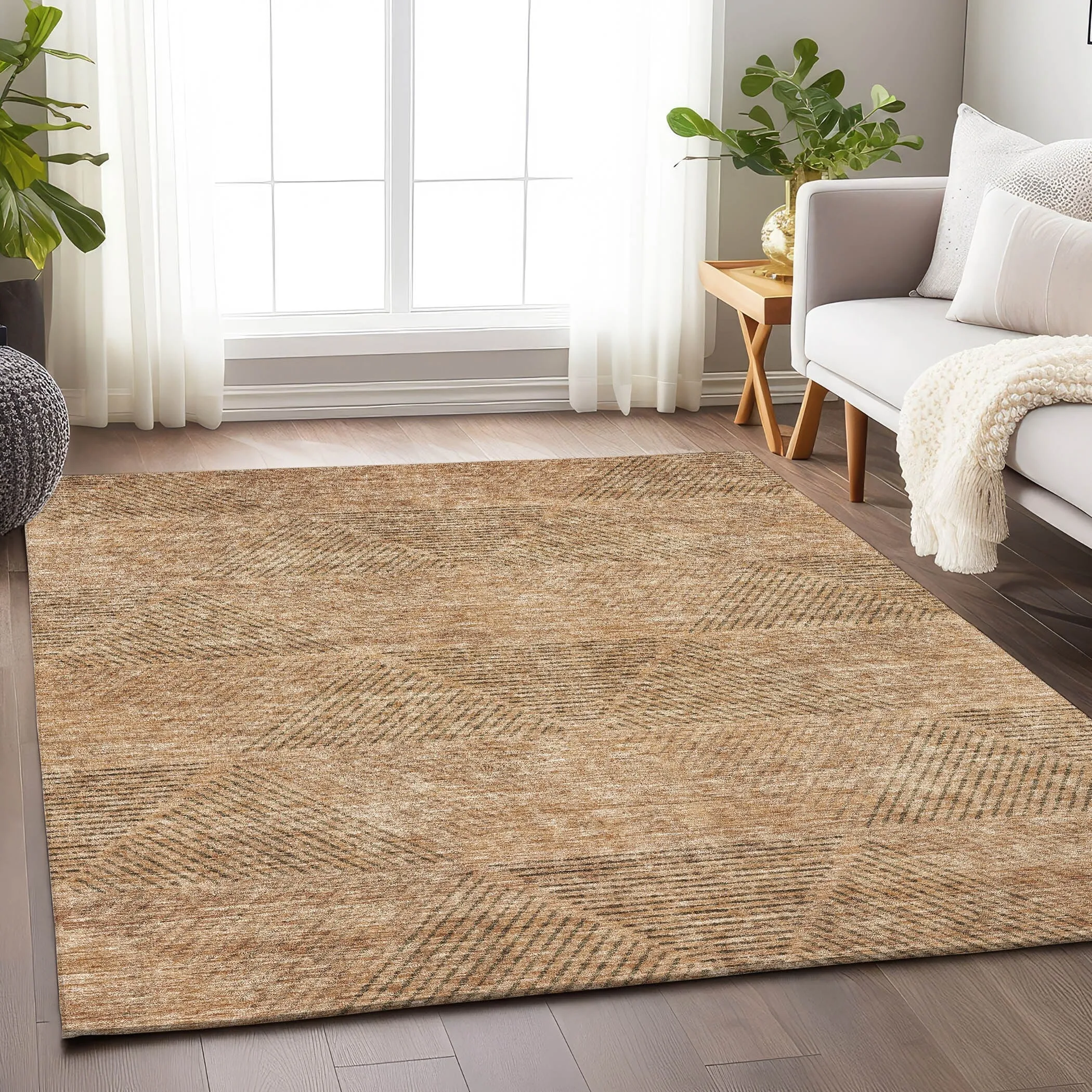 Premium Washable Super Soft Mid Century Modern Mayfield Rug