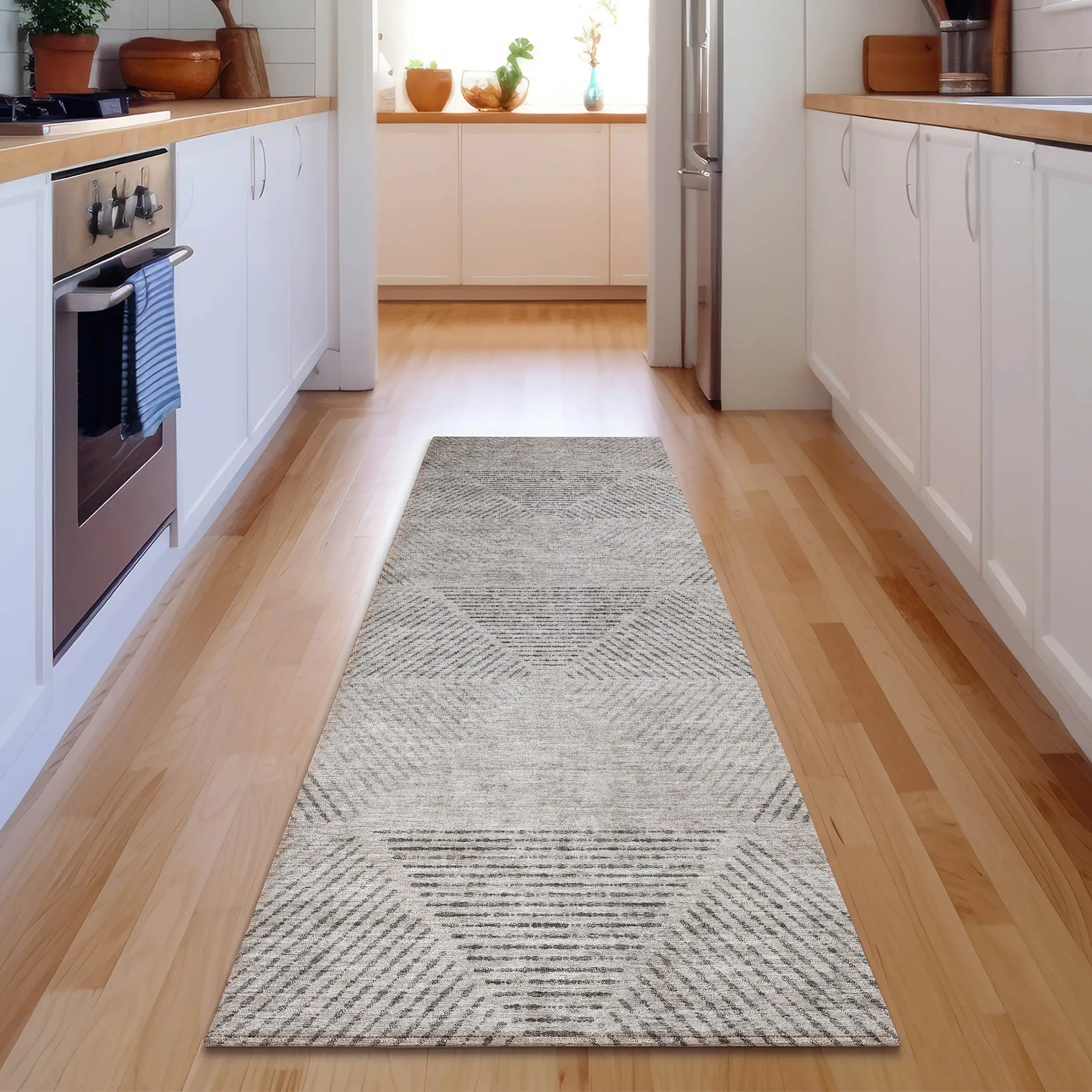 Premium Washable Super Soft Mid Century Modern Mayfield Rug