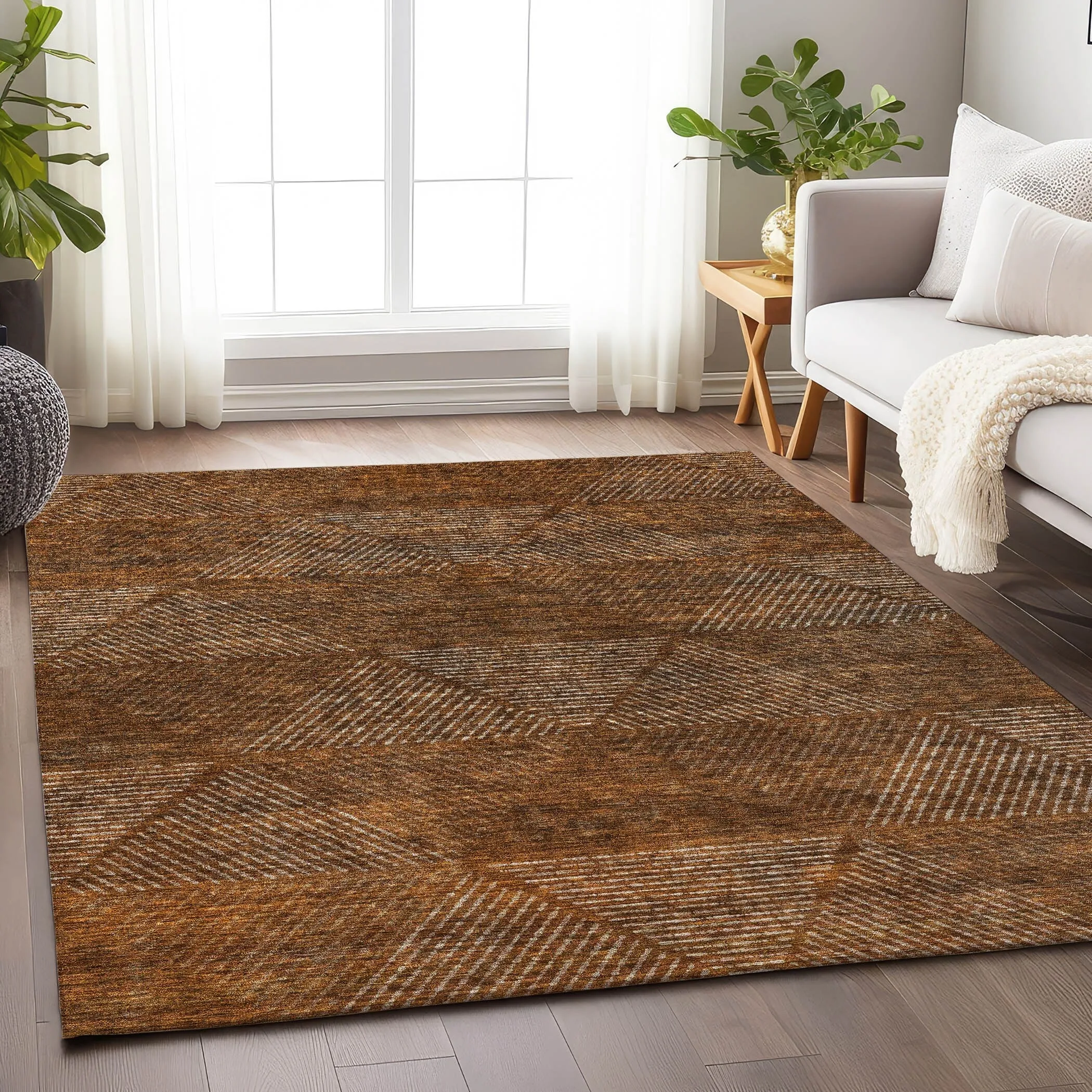 Premium Washable Super Soft Mid Century Modern Mayfield Rug