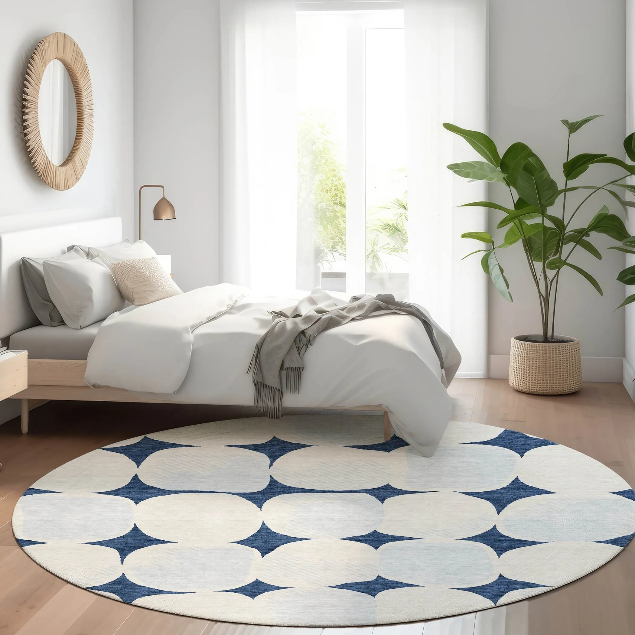 Premium Washable Super Soft Mid Century Modern Mayfield Rug