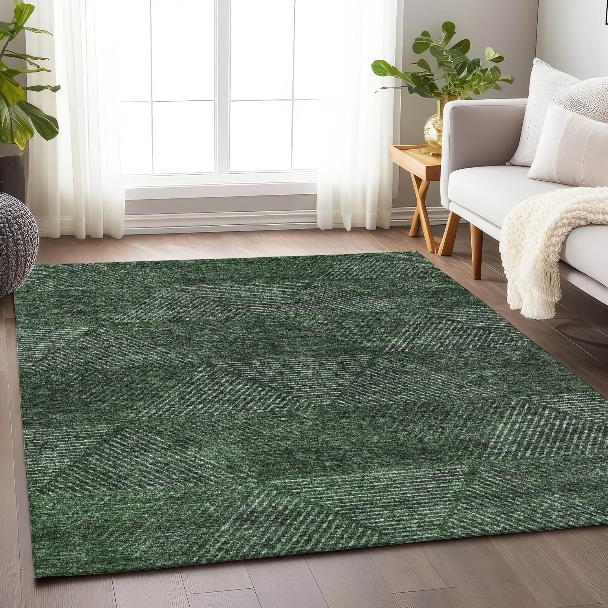 Premium Washable Super Soft Mid Century Modern Mayfield Rug