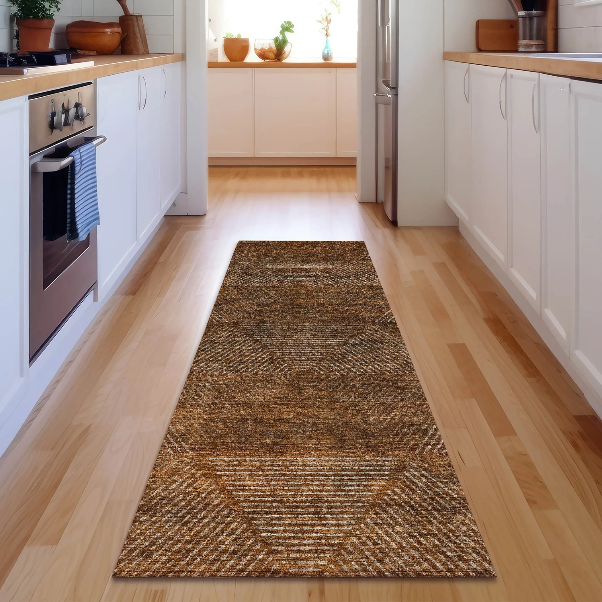 Premium Washable Super Soft Mid Century Modern Mayfield Rug