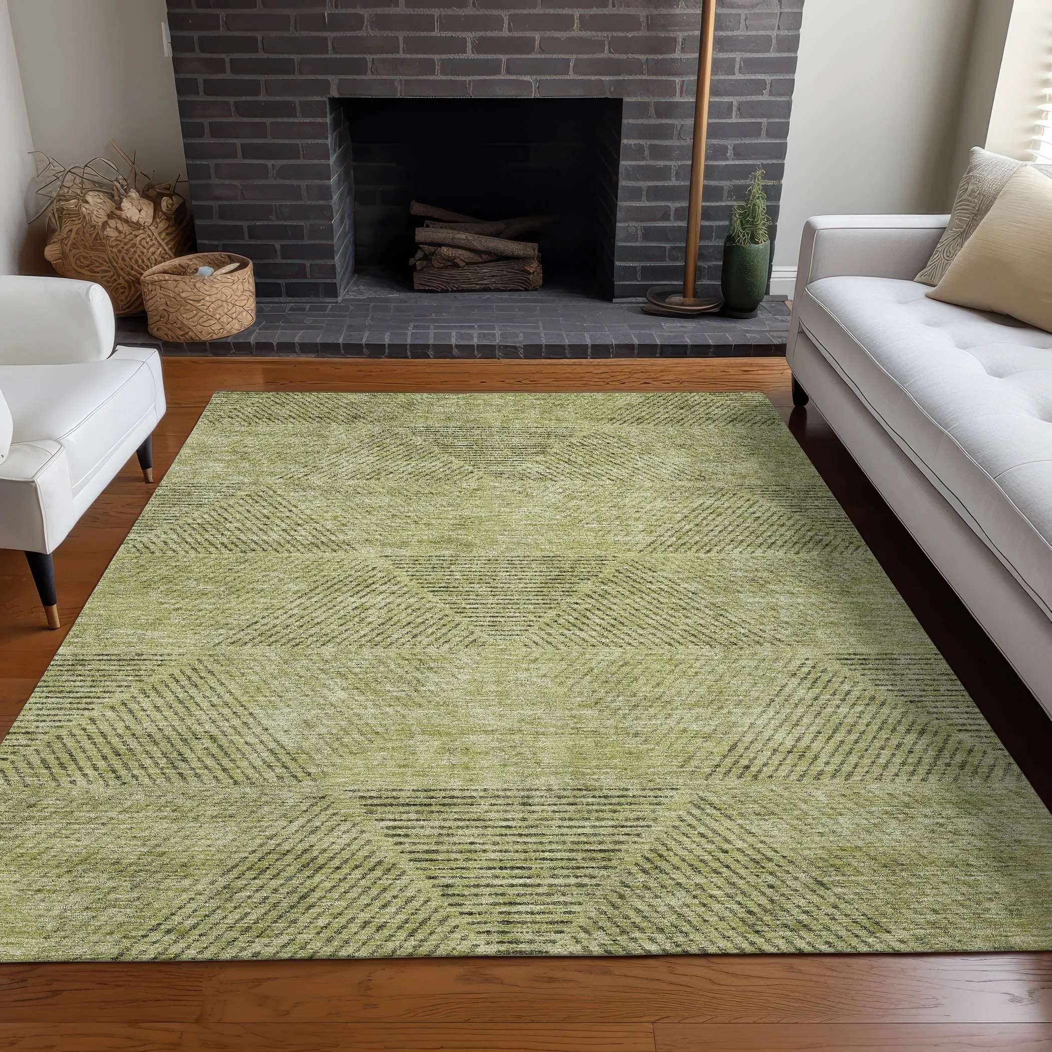 Premium Washable Super Soft Mid Century Modern Mayfield Rug