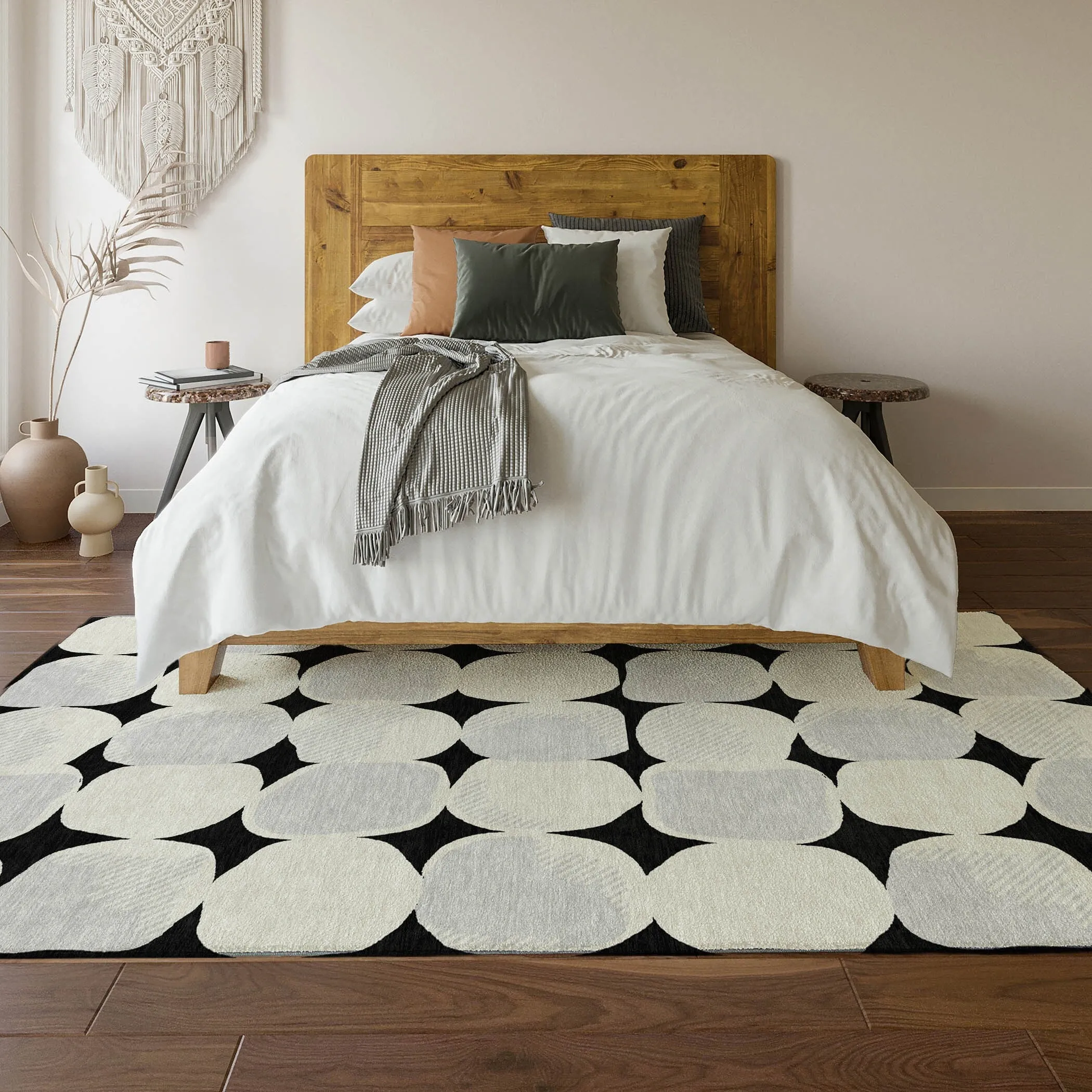 Premium Washable Super Soft Mid Century Modern Mayfield Rug