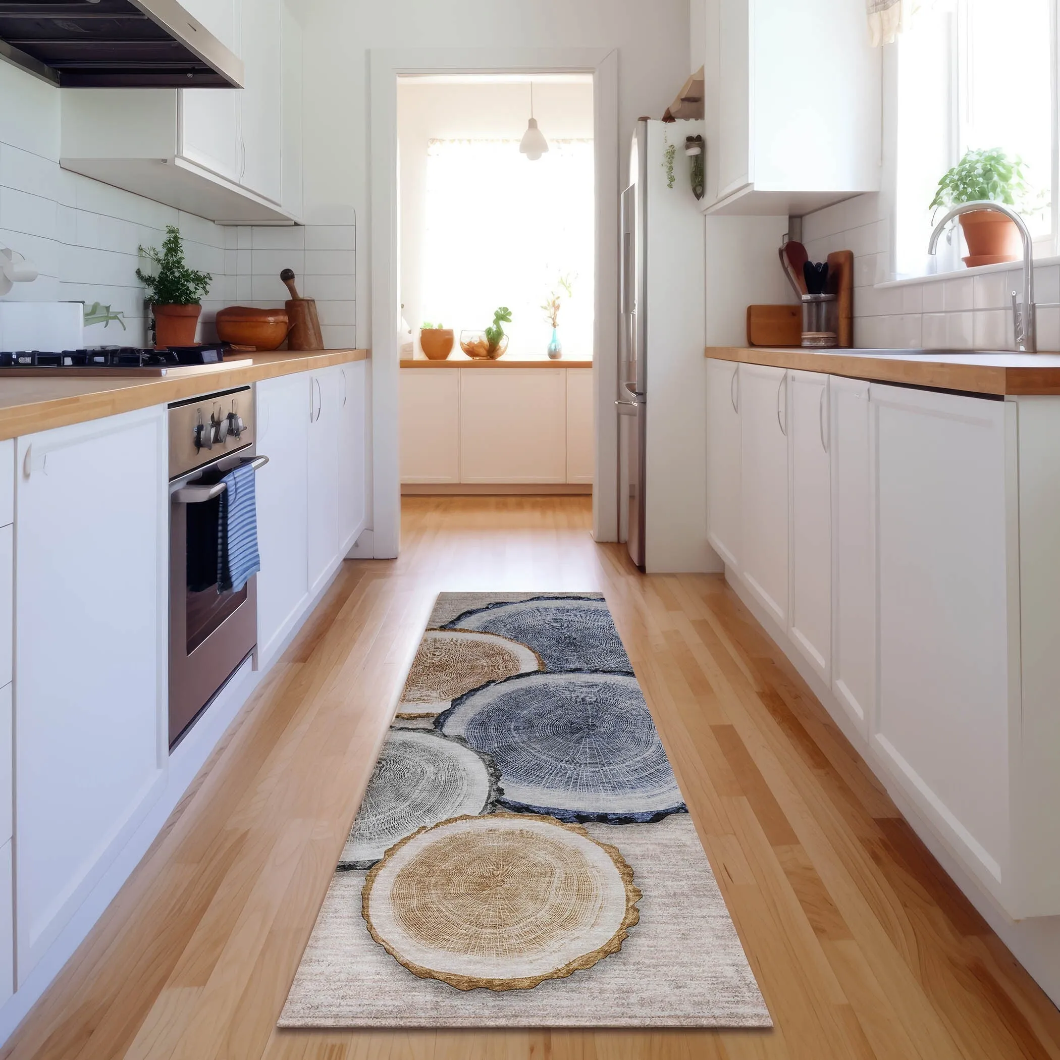 Premium Washable Super Soft Modern Grain Mayfield Rug