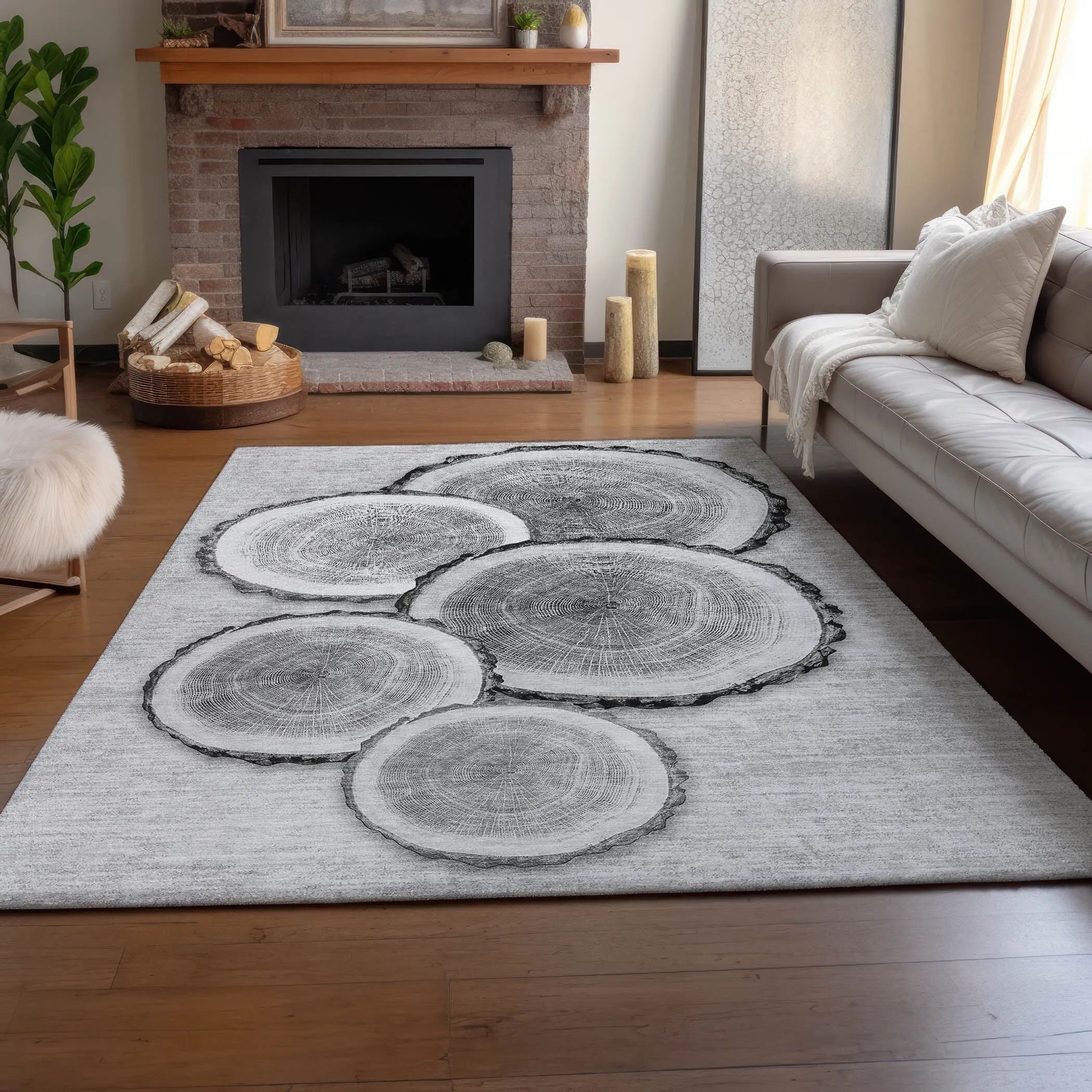 Premium Washable Super Soft Modern Grain Mayfield Rug
