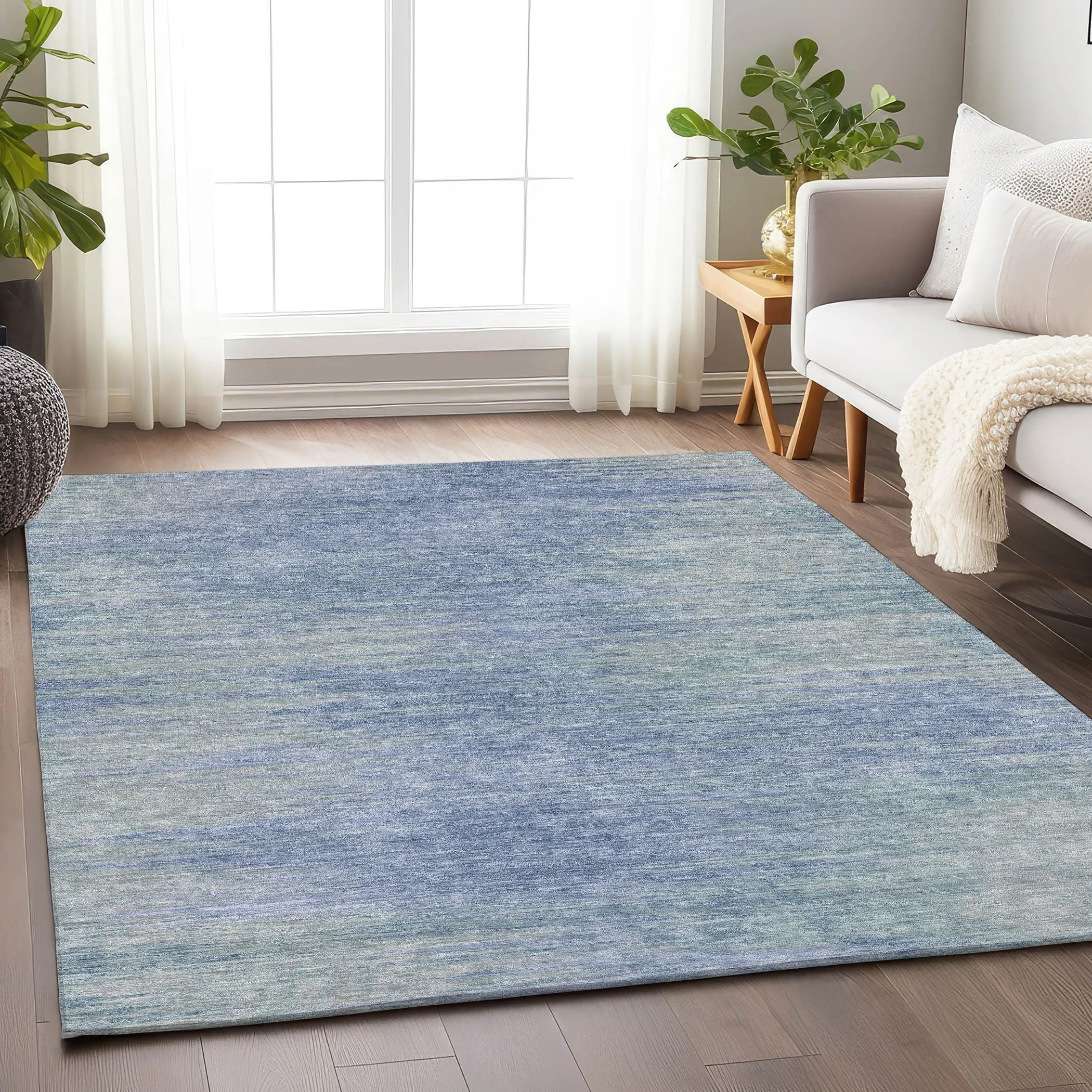 Premium Washable Super Soft Solid Ombre Mayfield Rug