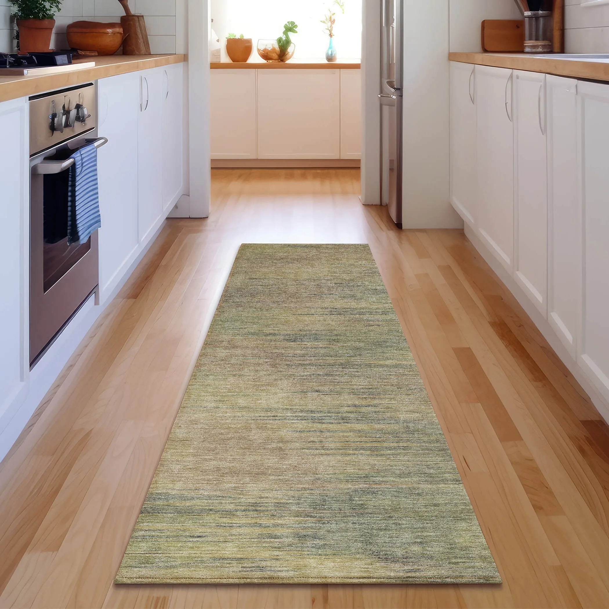 Premium Washable Super Soft Solid Ombre Mayfield Rug