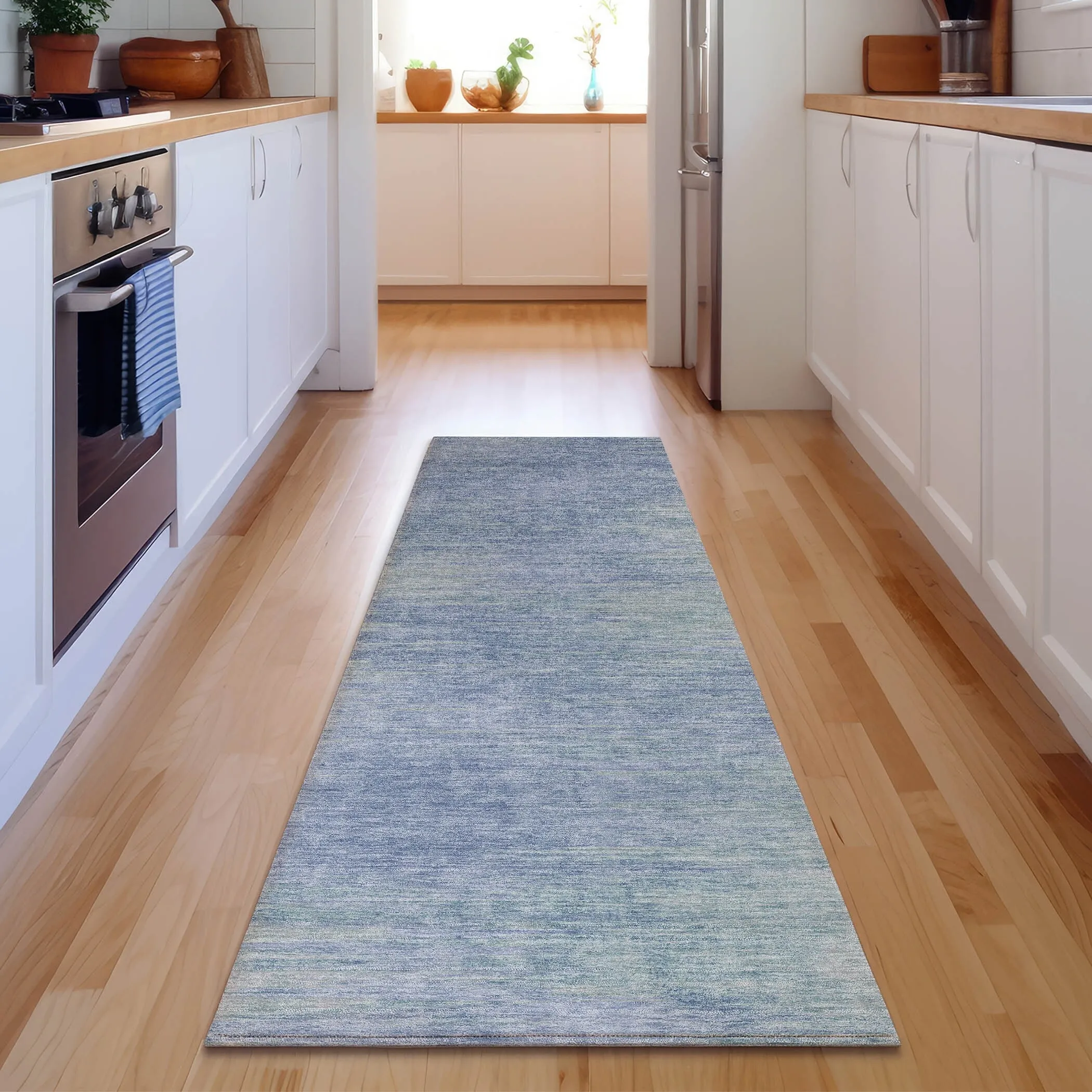 Premium Washable Super Soft Solid Ombre Mayfield Rug