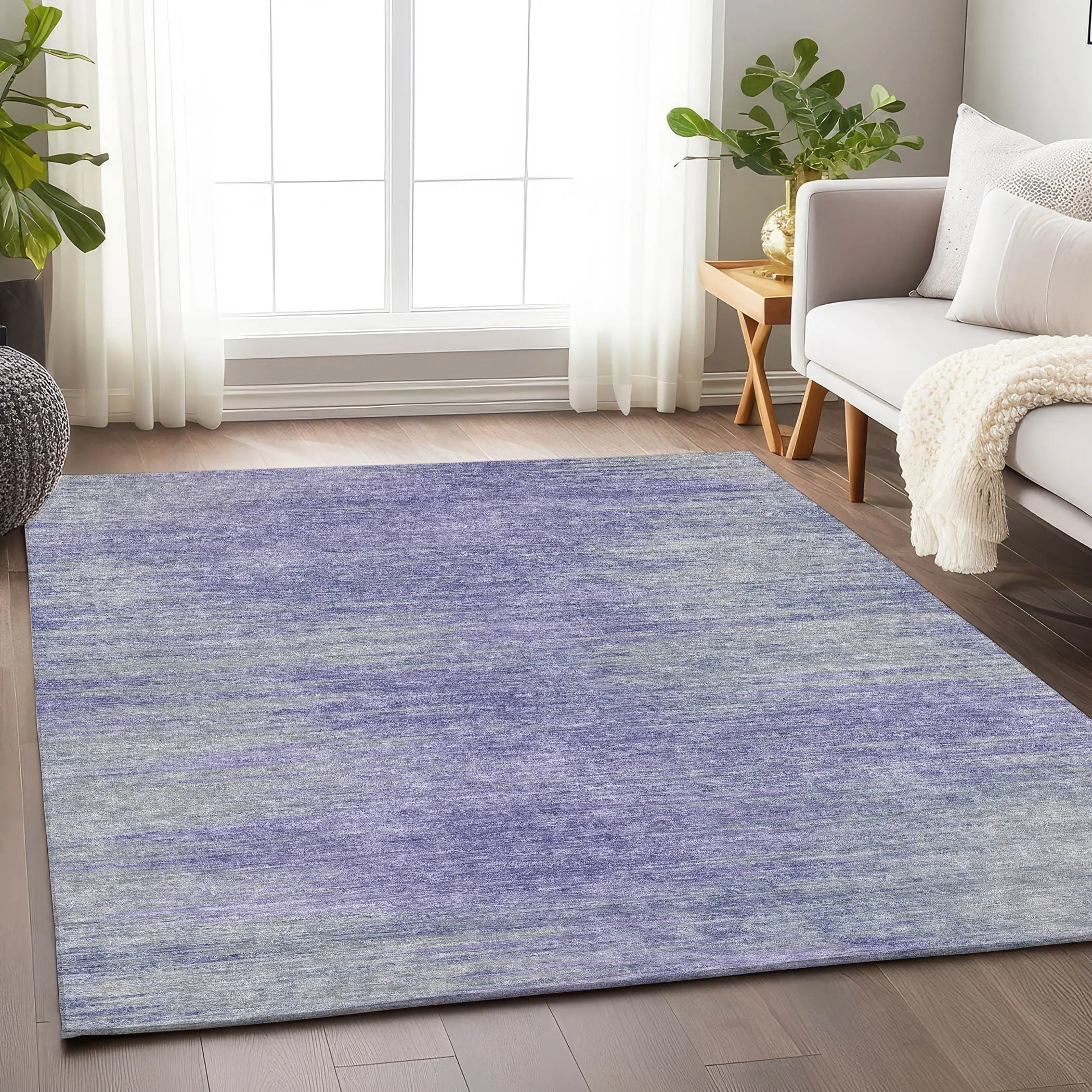 Premium Washable Super Soft Solid Ombre Mayfield Rug