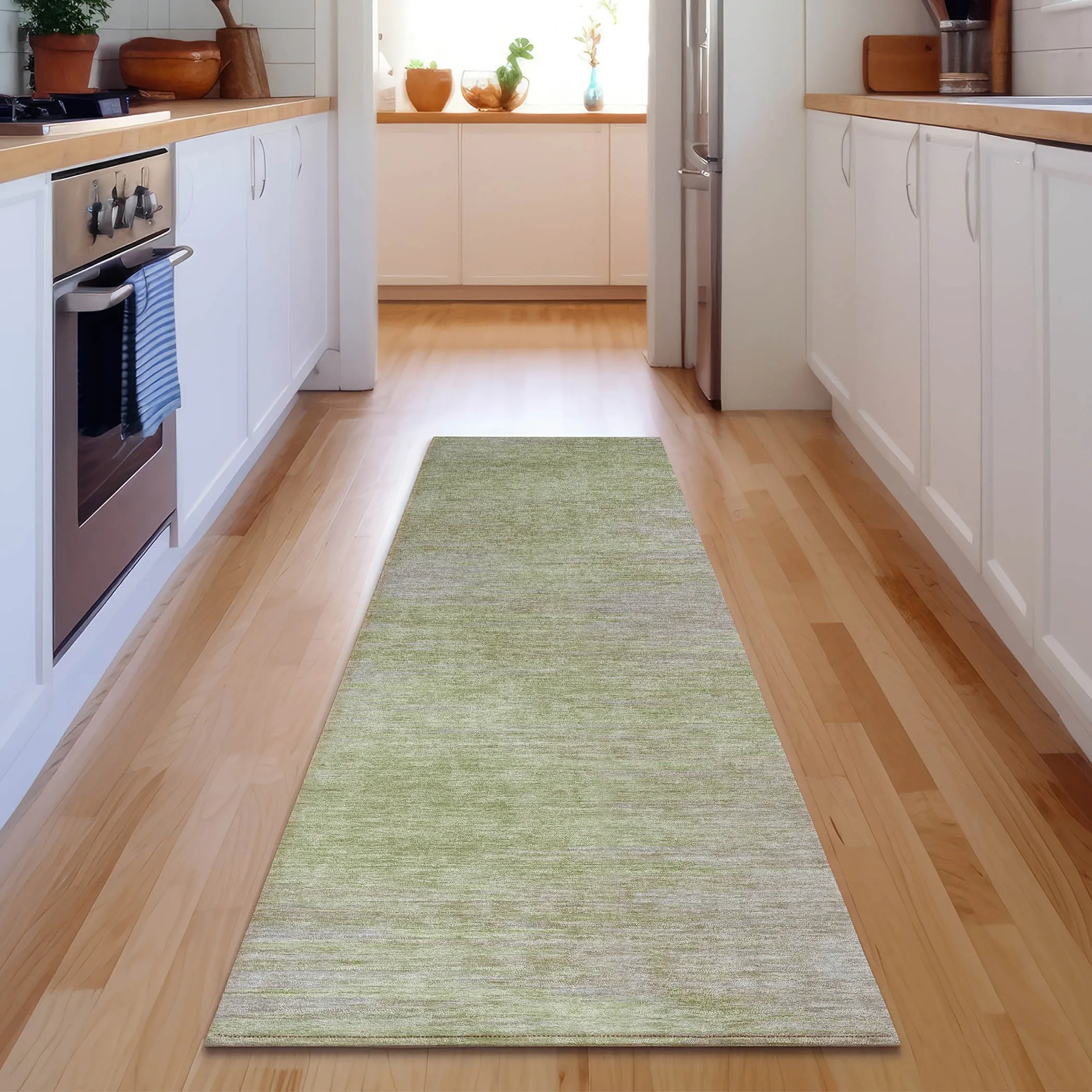 Premium Washable Super Soft Solid Ombre Mayfield Rug