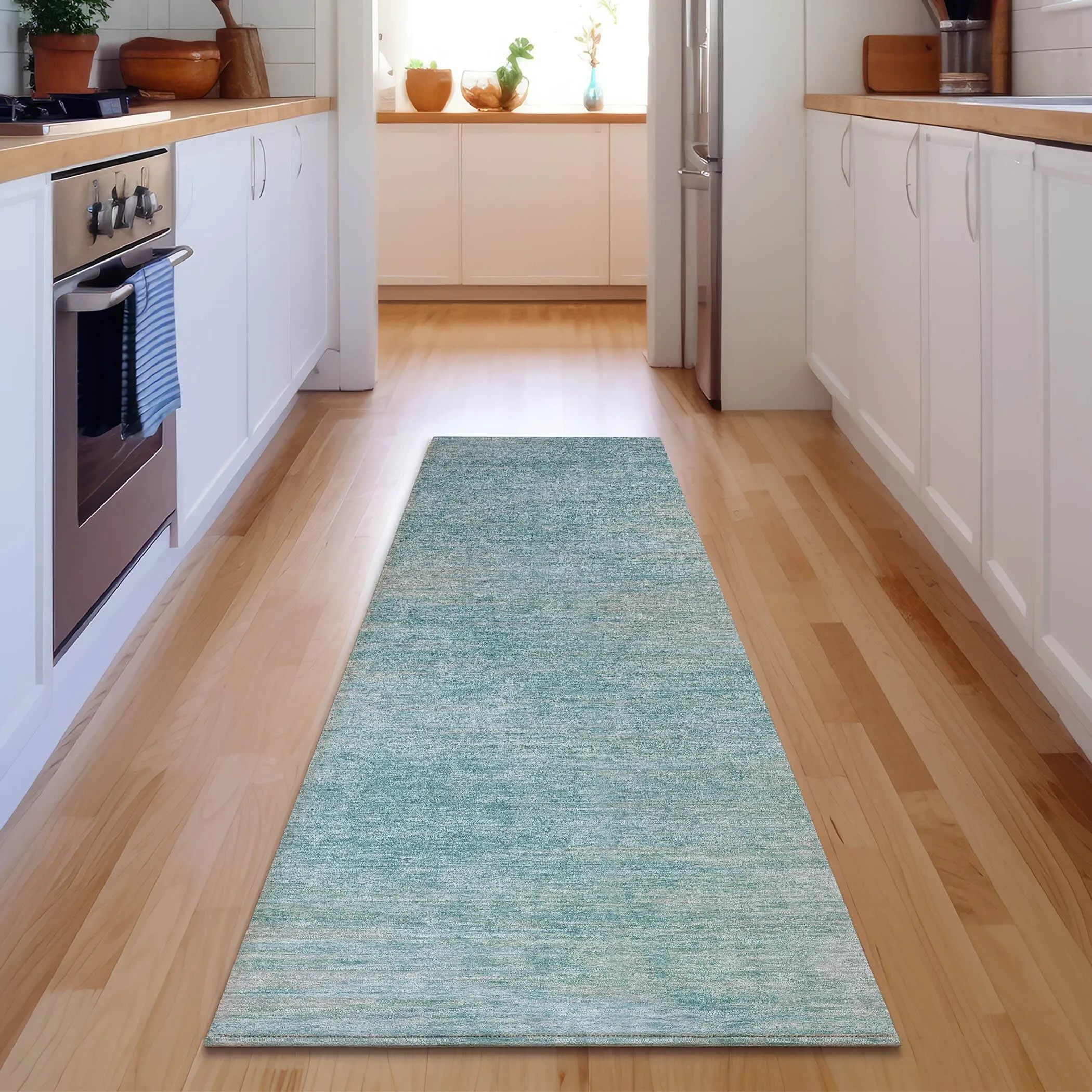 Premium Washable Super Soft Solid Ombre Mayfield Rug