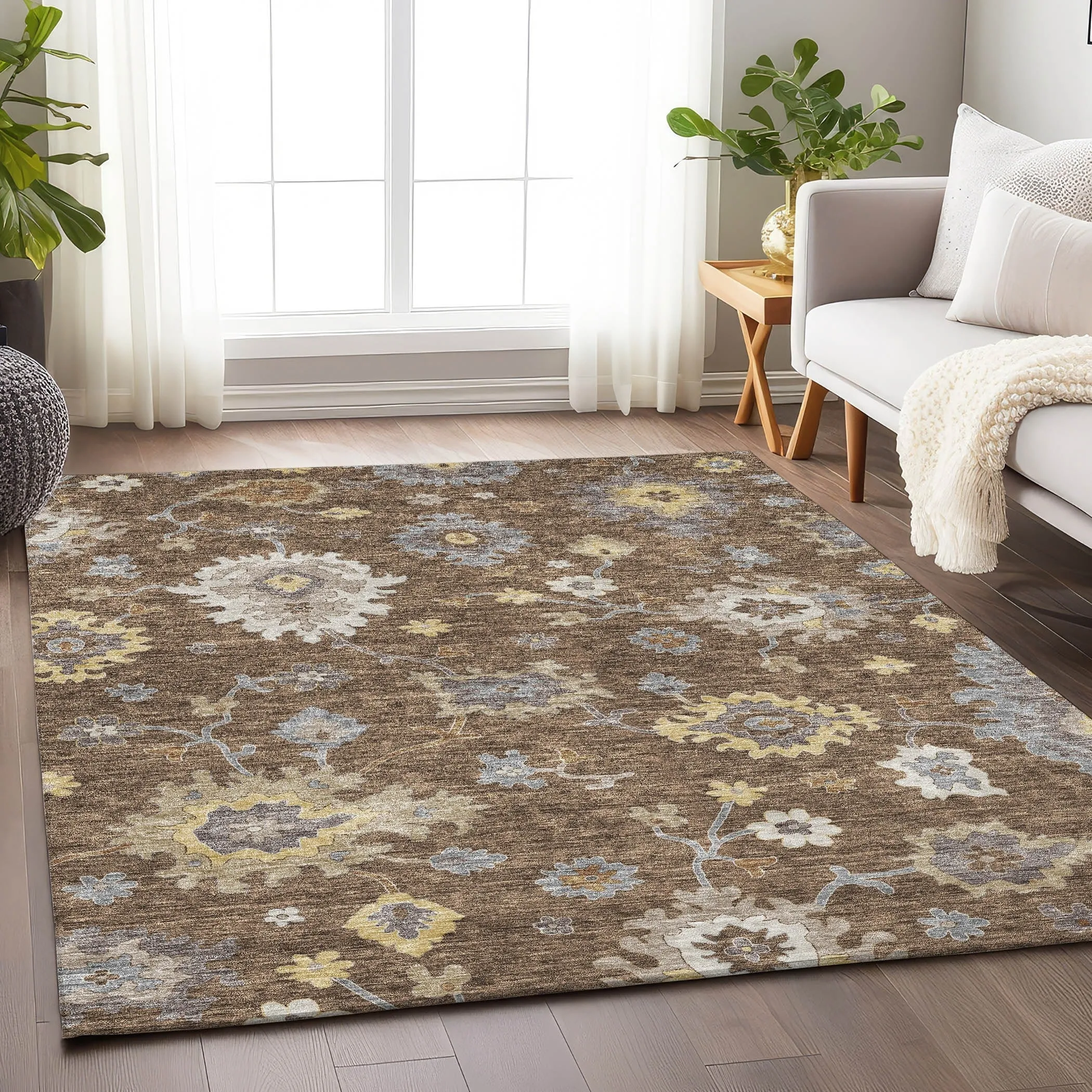 Premium Washable Super Soft Traditional Farmhouse Mayfield Rug