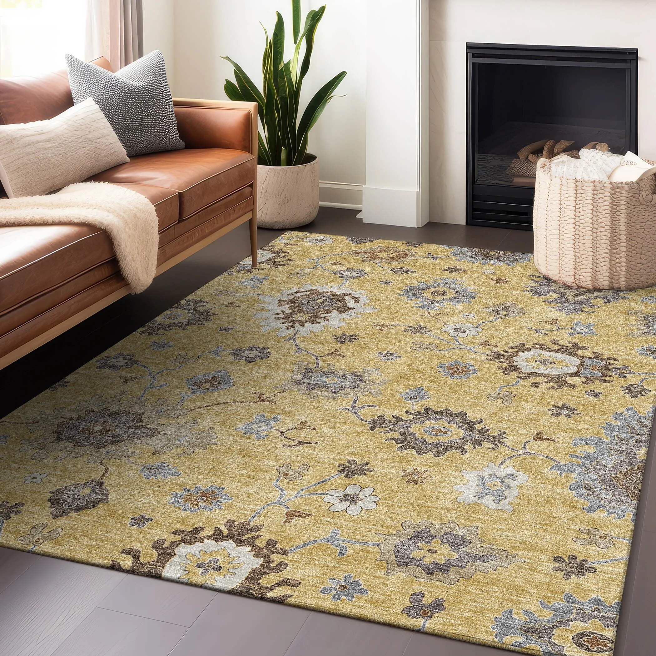 Premium Washable Super Soft Traditional Farmhouse Mayfield Rug