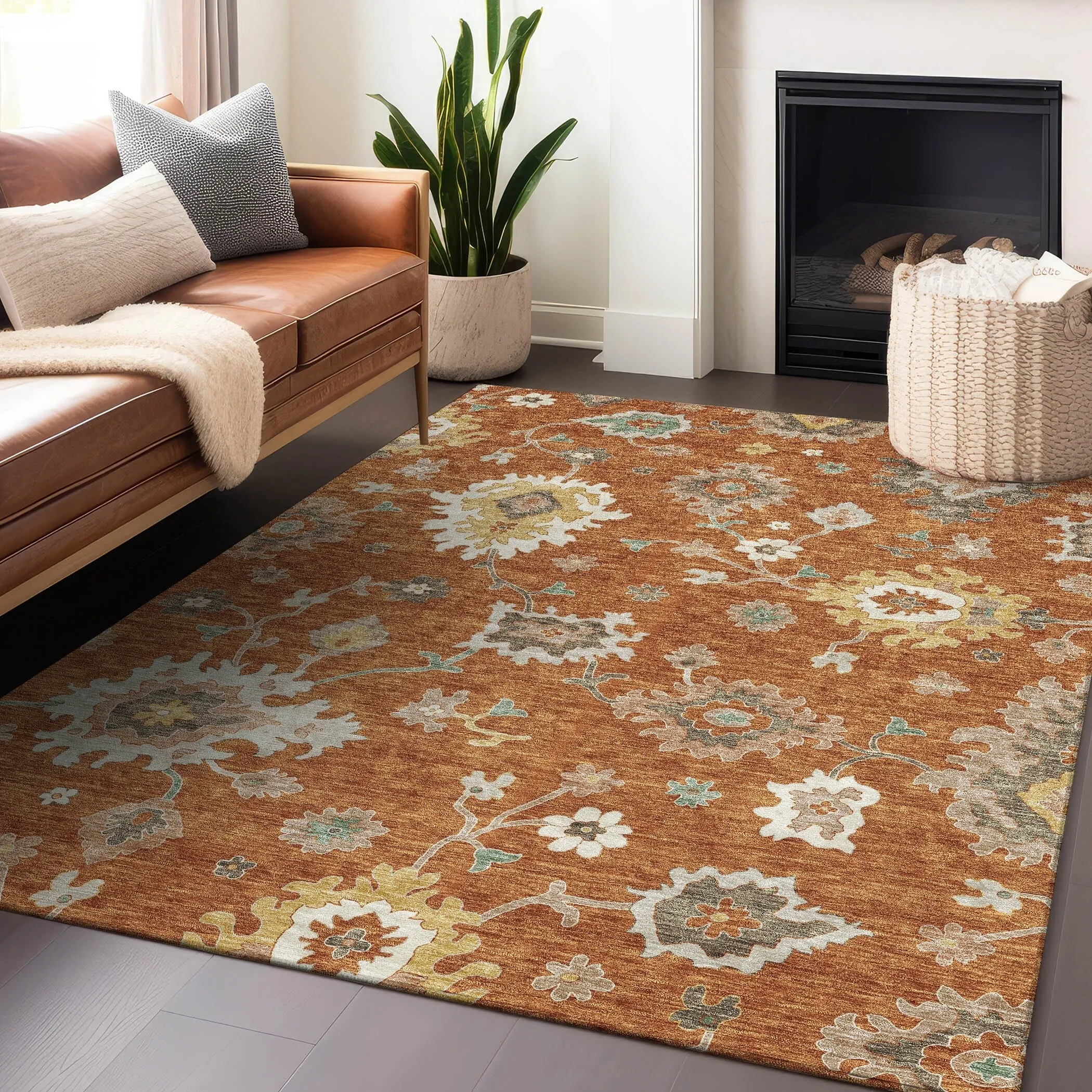 Premium Washable Super Soft Traditional Farmhouse Mayfield Rug
