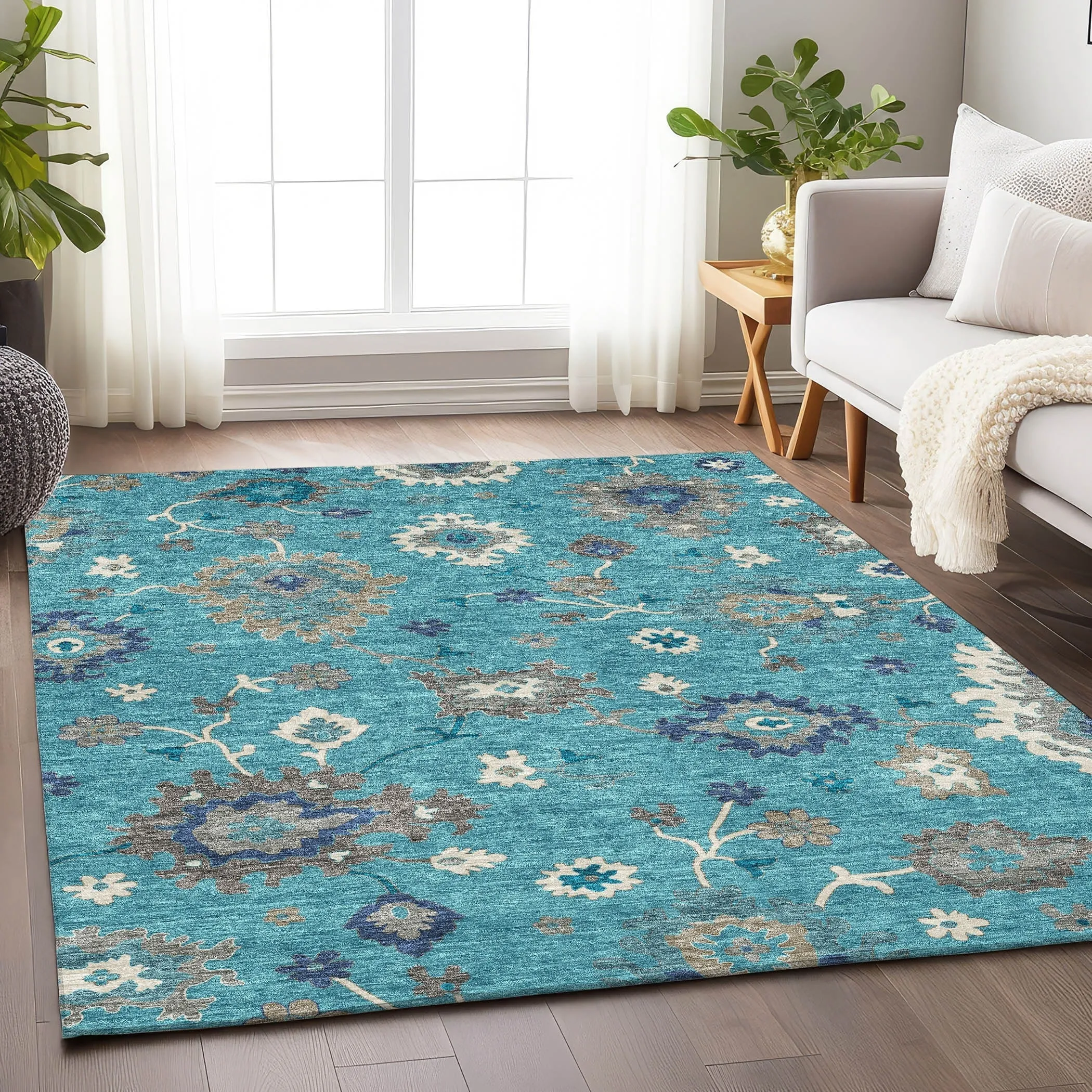 Premium Washable Super Soft Traditional Farmhouse Mayfield Rug