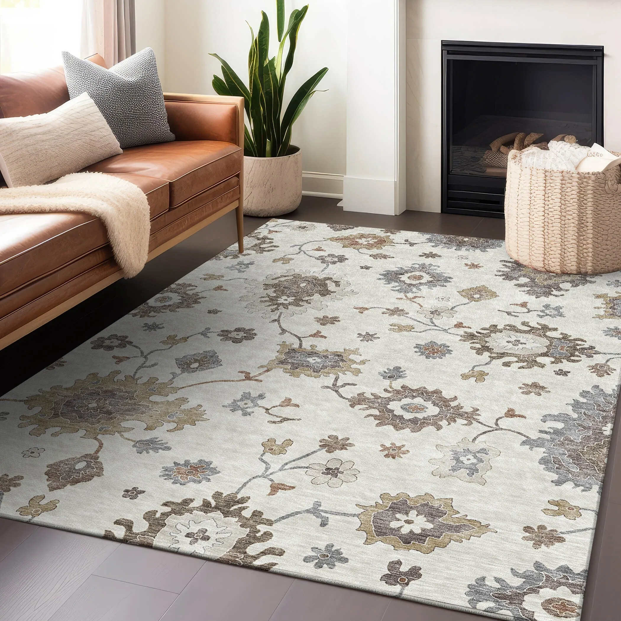 Premium Washable Super Soft Traditional Farmhouse Mayfield Rug