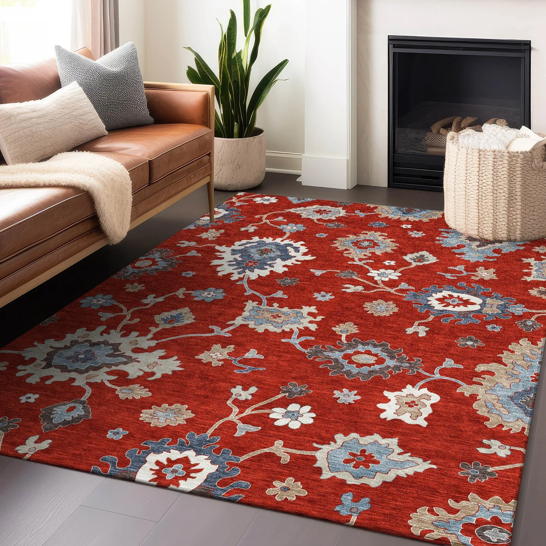 Premium Washable Super Soft Traditional Farmhouse Mayfield Rug