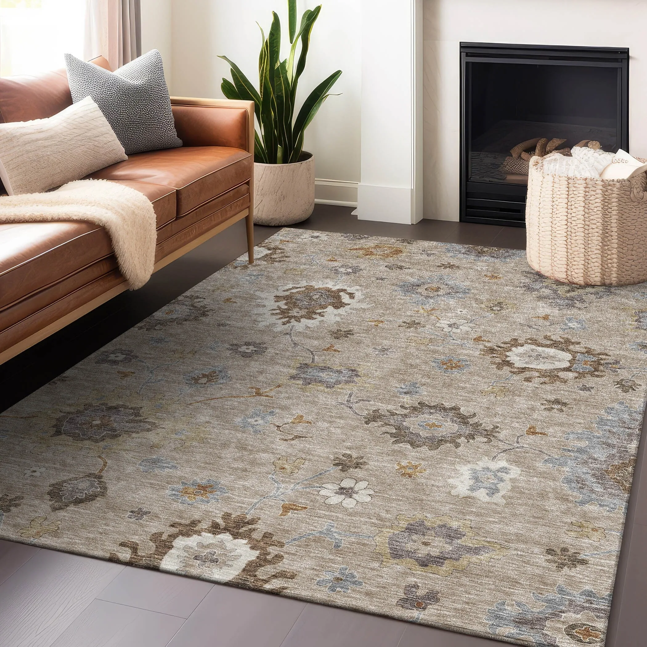 Premium Washable Super Soft Traditional Farmhouse Mayfield Rug