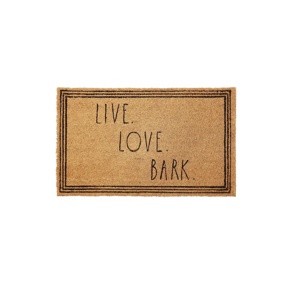 Rae Dunn Eviromentally Friendly Pet Themed Coir Welcome Mat - 24 x 36