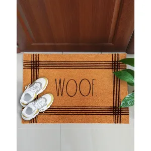 Rae Dunn Eviromentally Friendly Pet Themed Coir Welcome Mat - 24 x 36