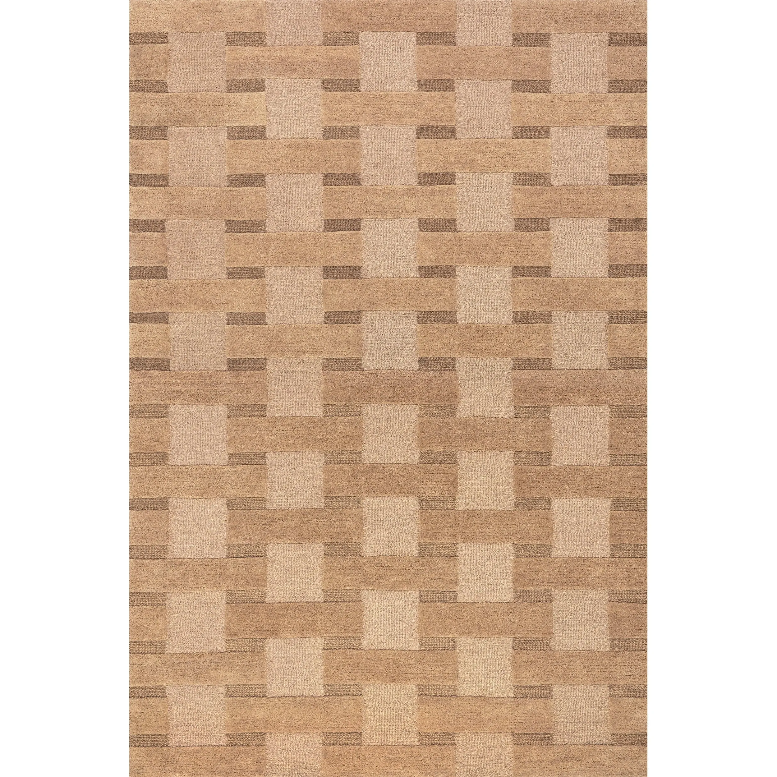Remy Crosshatch Wool Area Rug